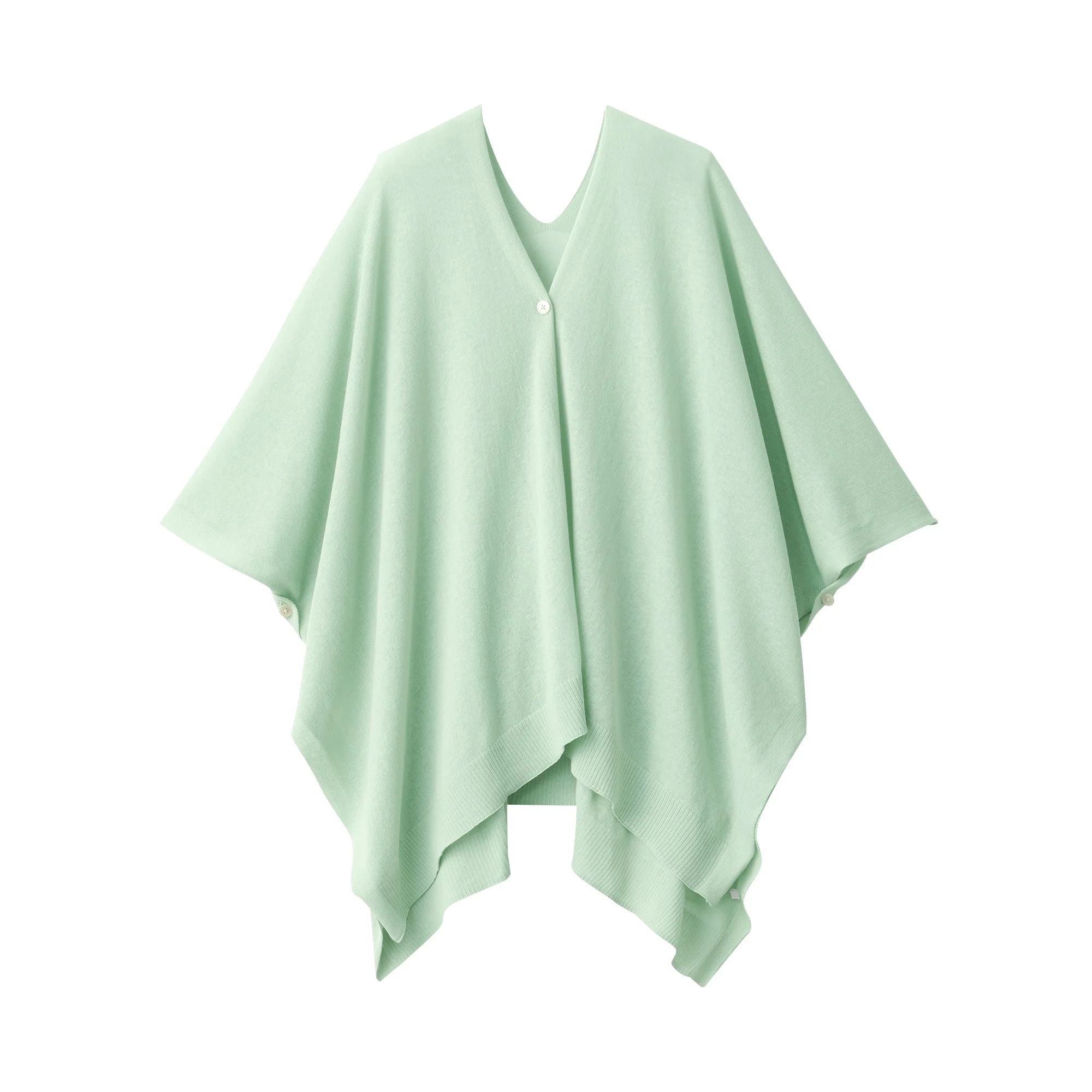 High-Twist Cotton Buttoned Bolero - Image 2