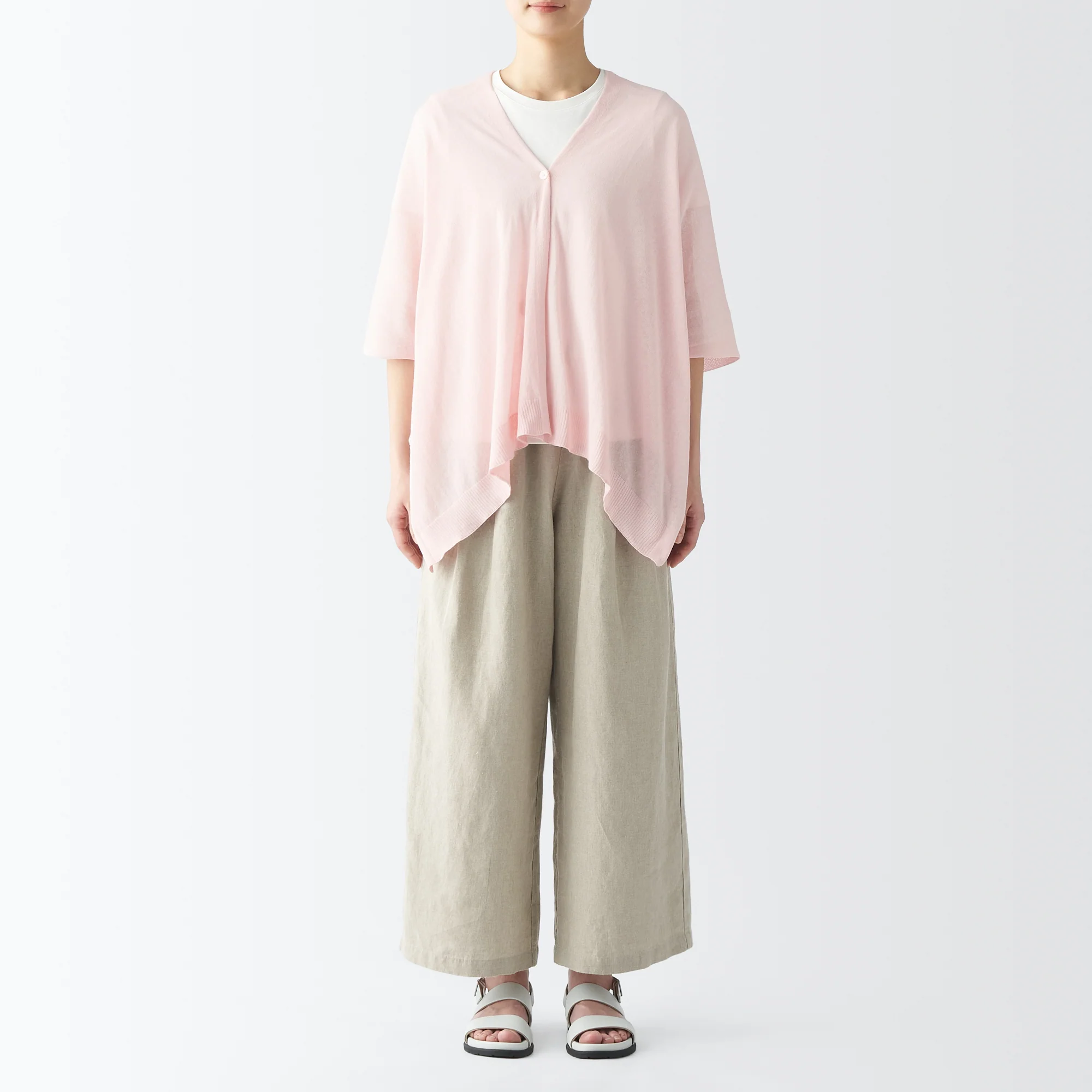 High-Twist Cotton Buttoned Bolero - Image 20