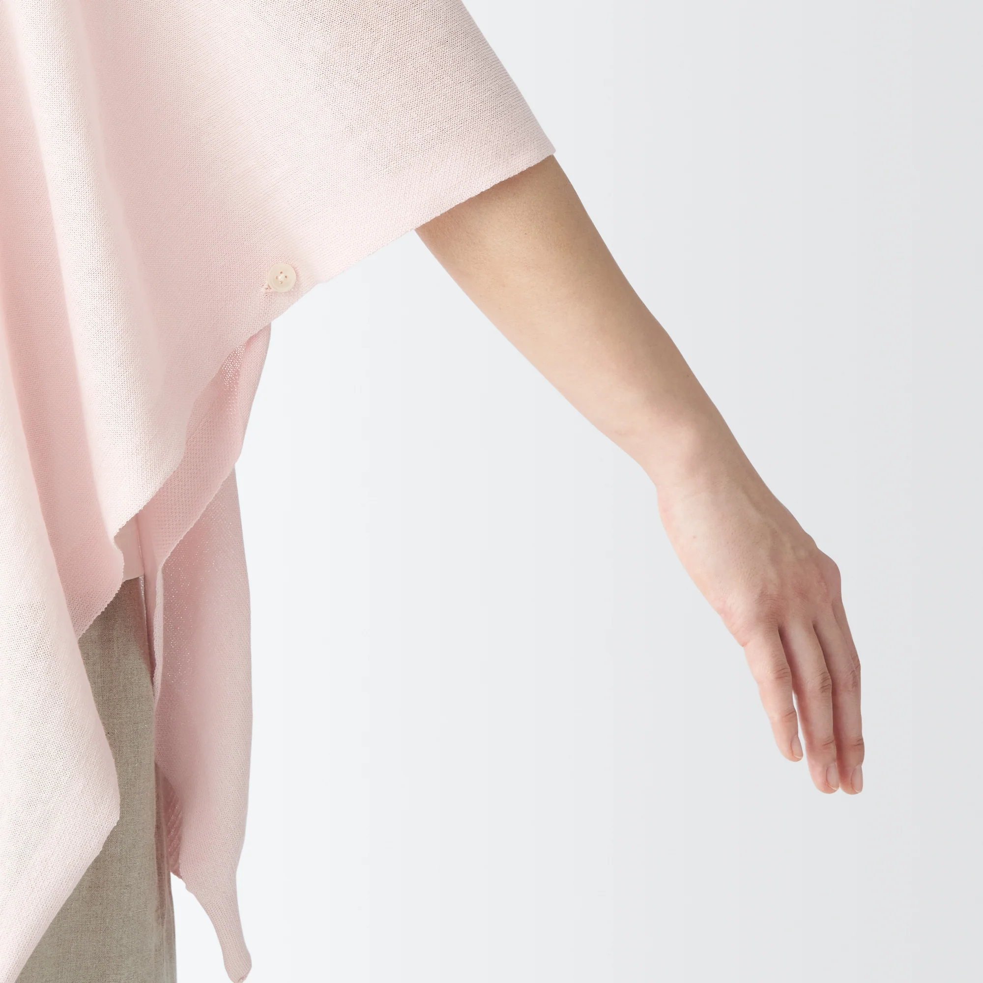 High-Twist Cotton Buttoned Bolero - Image 24