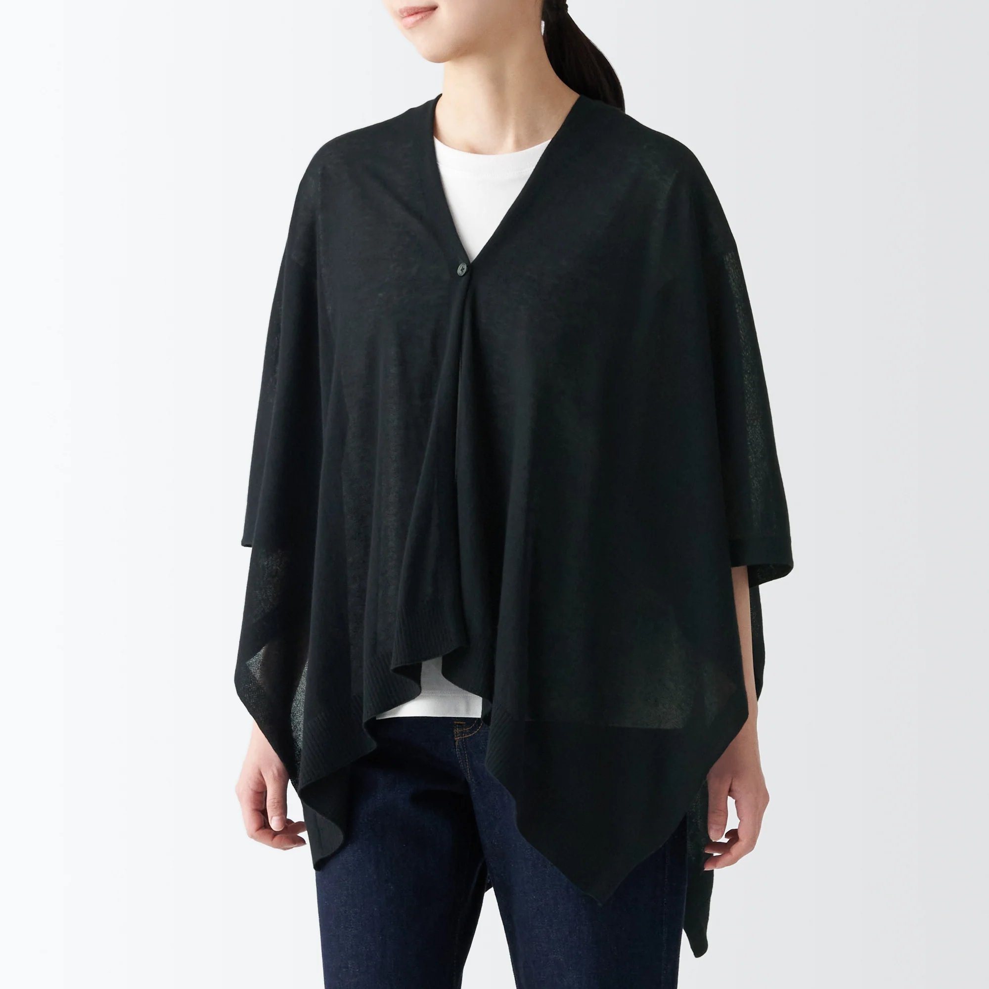 High-Twist Cotton Buttoned Bolero - Image 43