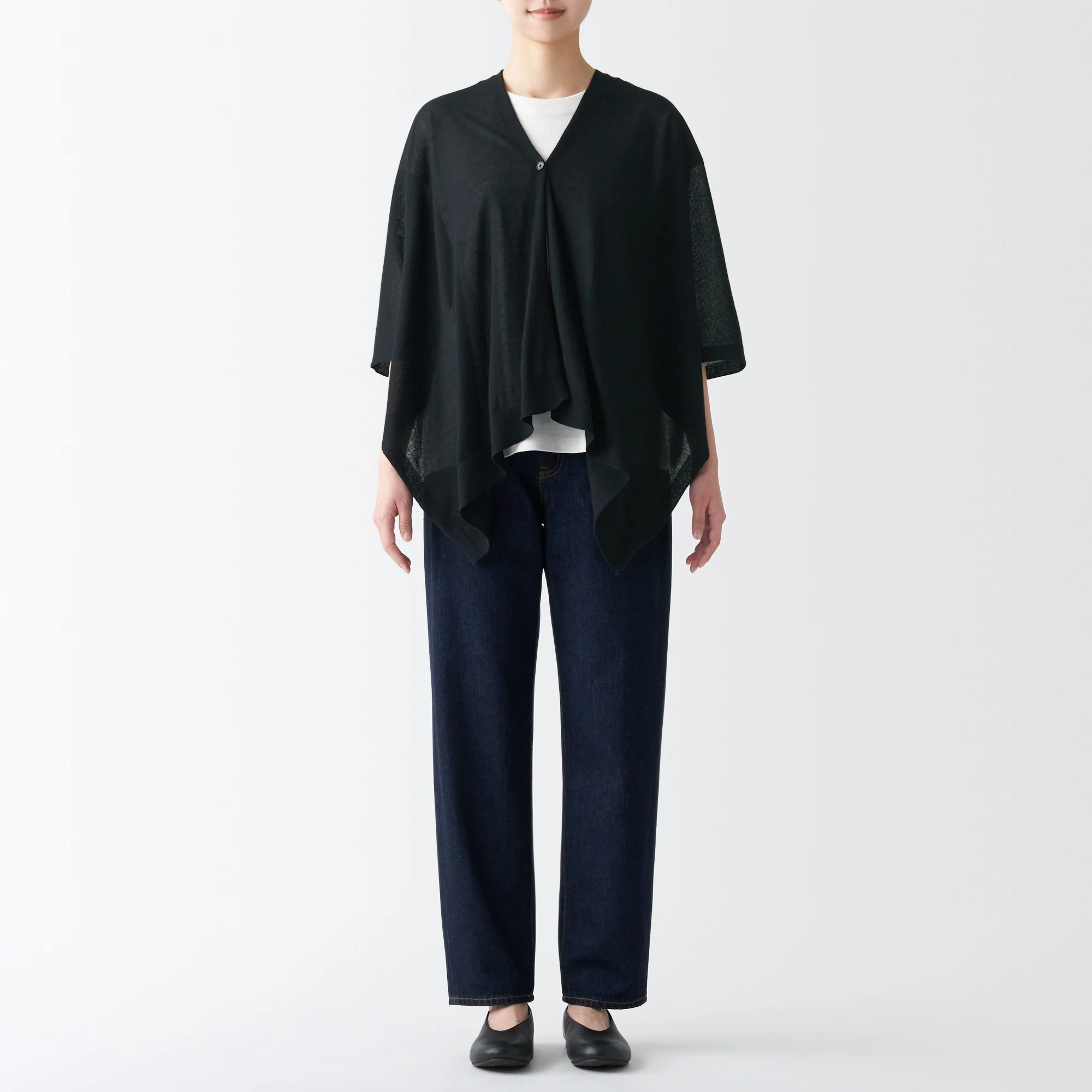 High-Twist Cotton Buttoned Bolero - Image 44