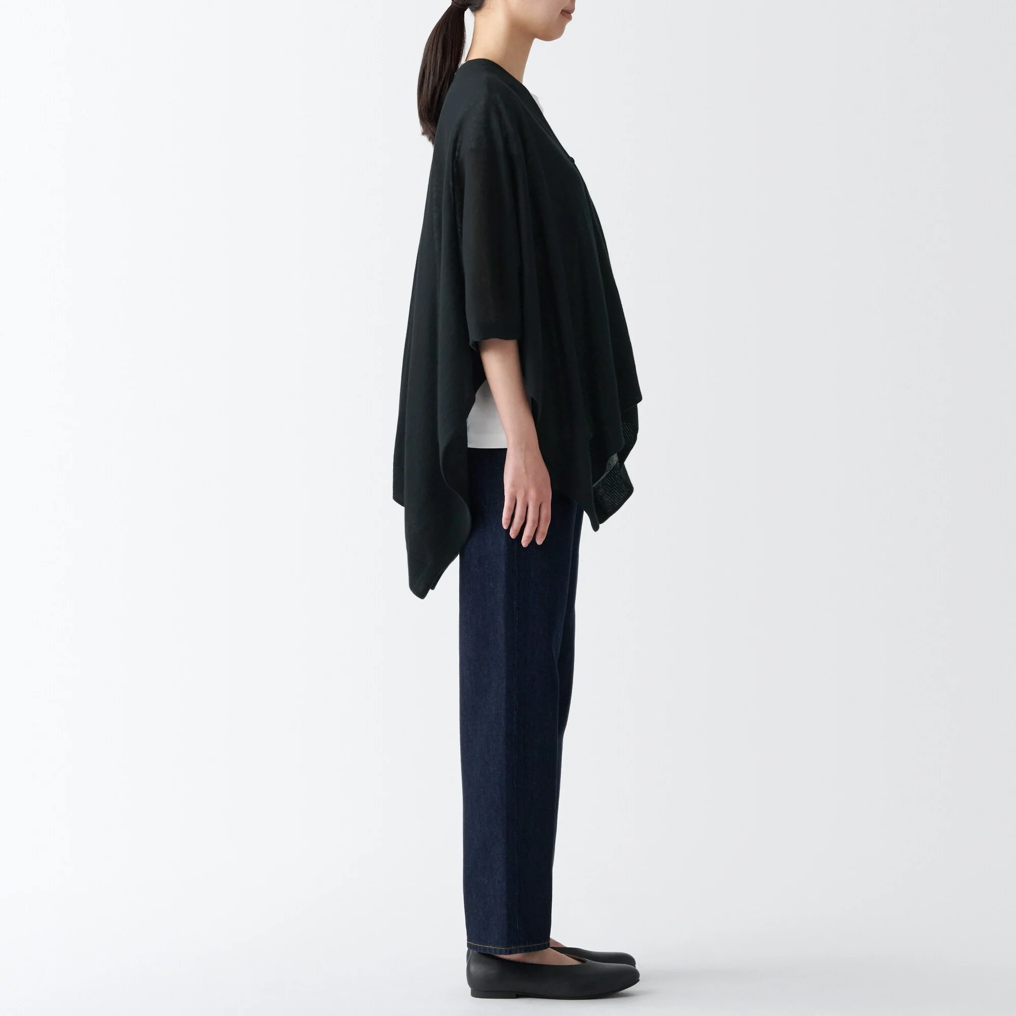 High-Twist Cotton Buttoned Bolero - Image 45