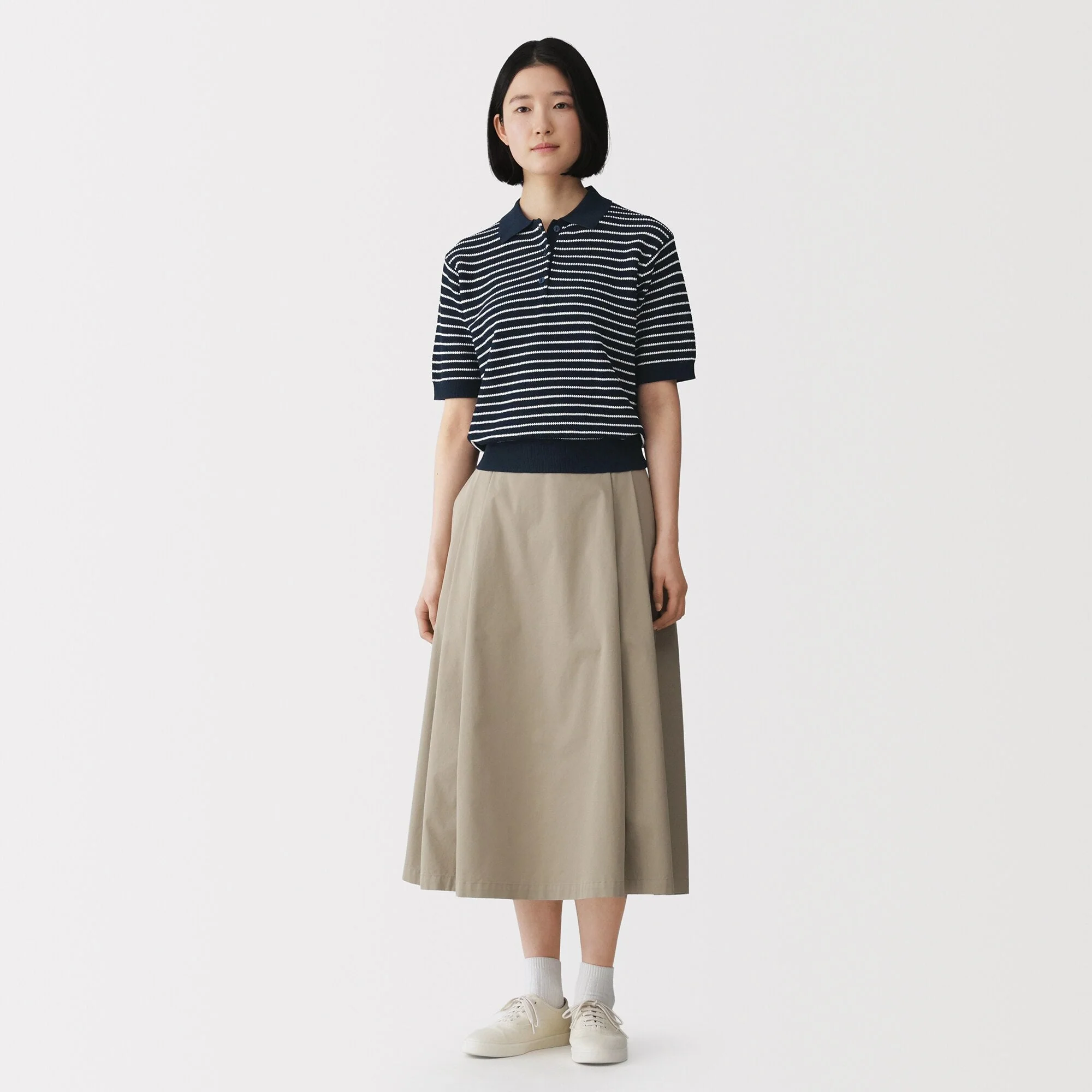High-Twist Cotton Polo Sweater - Image 4