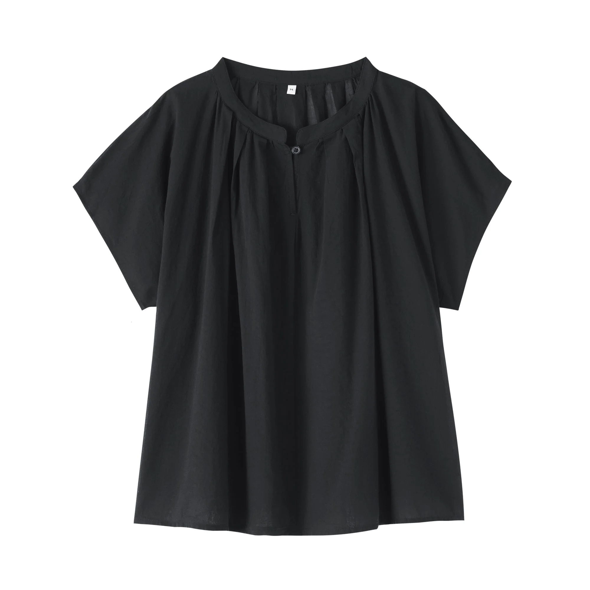 High-Twist Cotton Sheer Blouse - Image 10