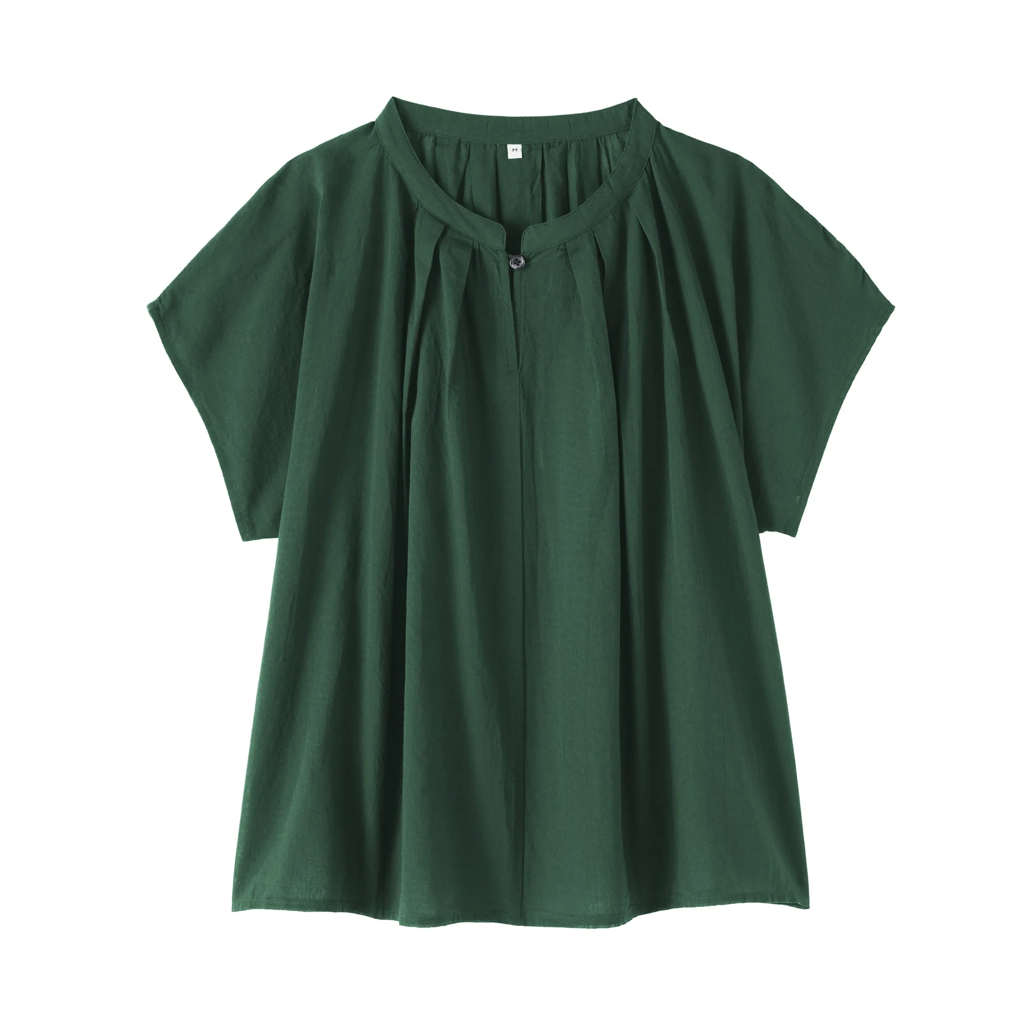 High-Twist Cotton Sheer Blouse - Image 2