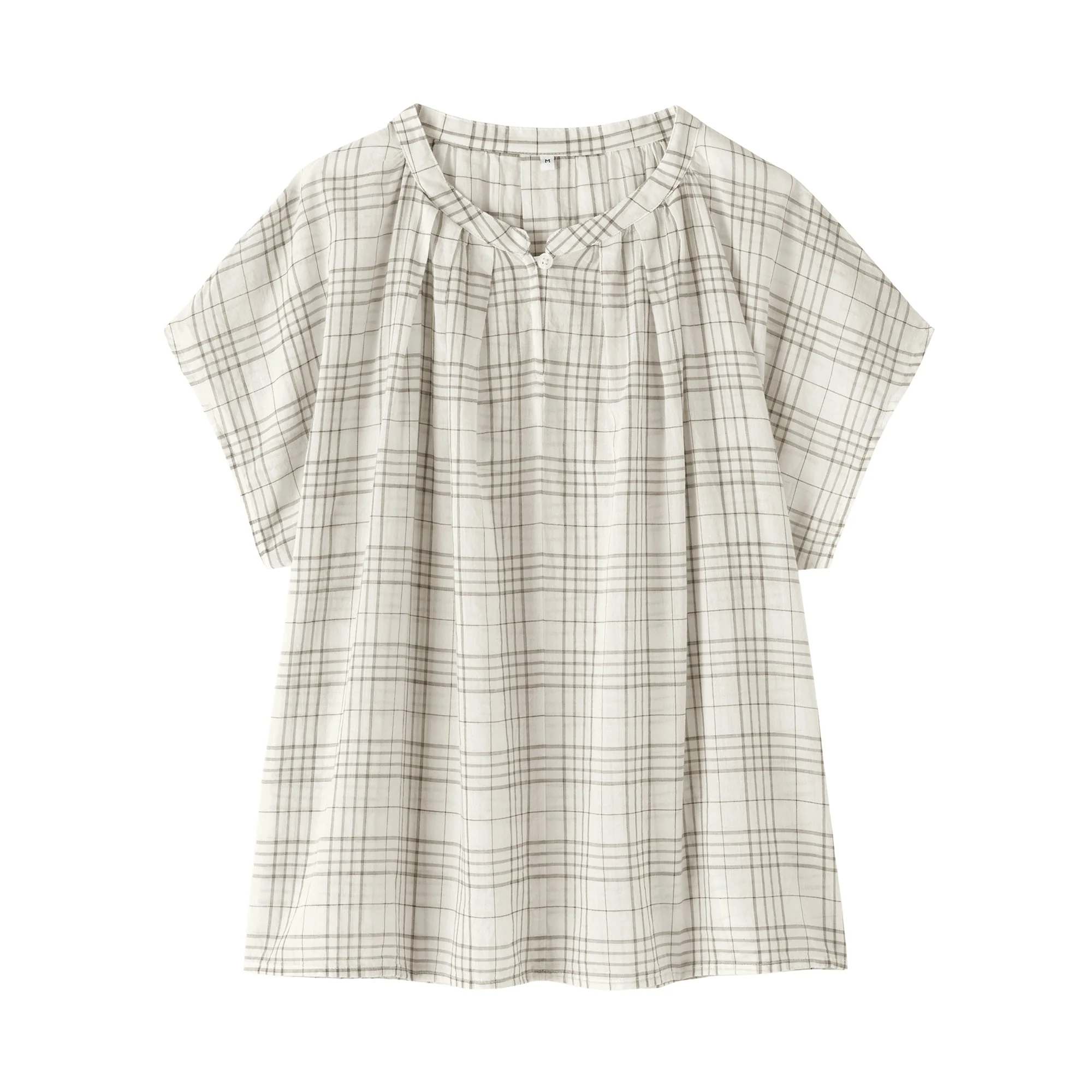 High-Twist Cotton Sheer Blouse - Image 26