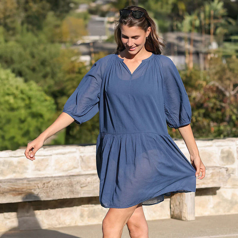 High-Twist Cotton Sheer Dress - Image 15