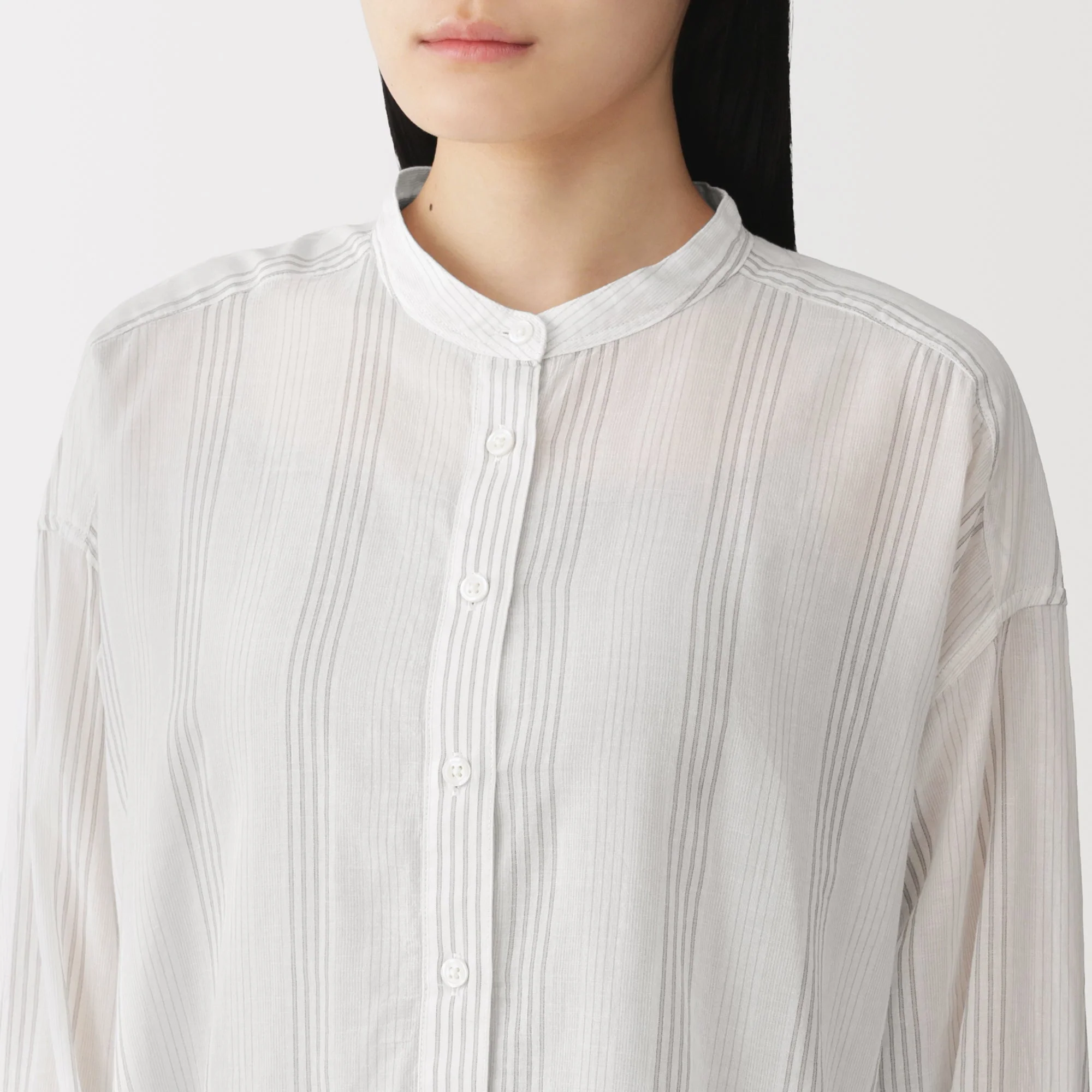 High-Twist Cotton Sheer Shirt - Image 7