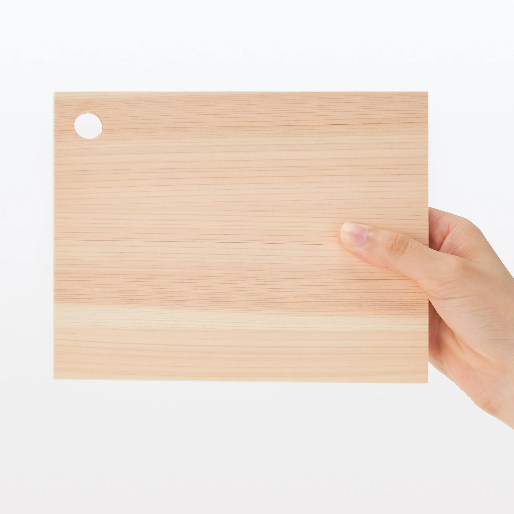 Hinoki Chopping Board Thin with Hang Hole - Image 4