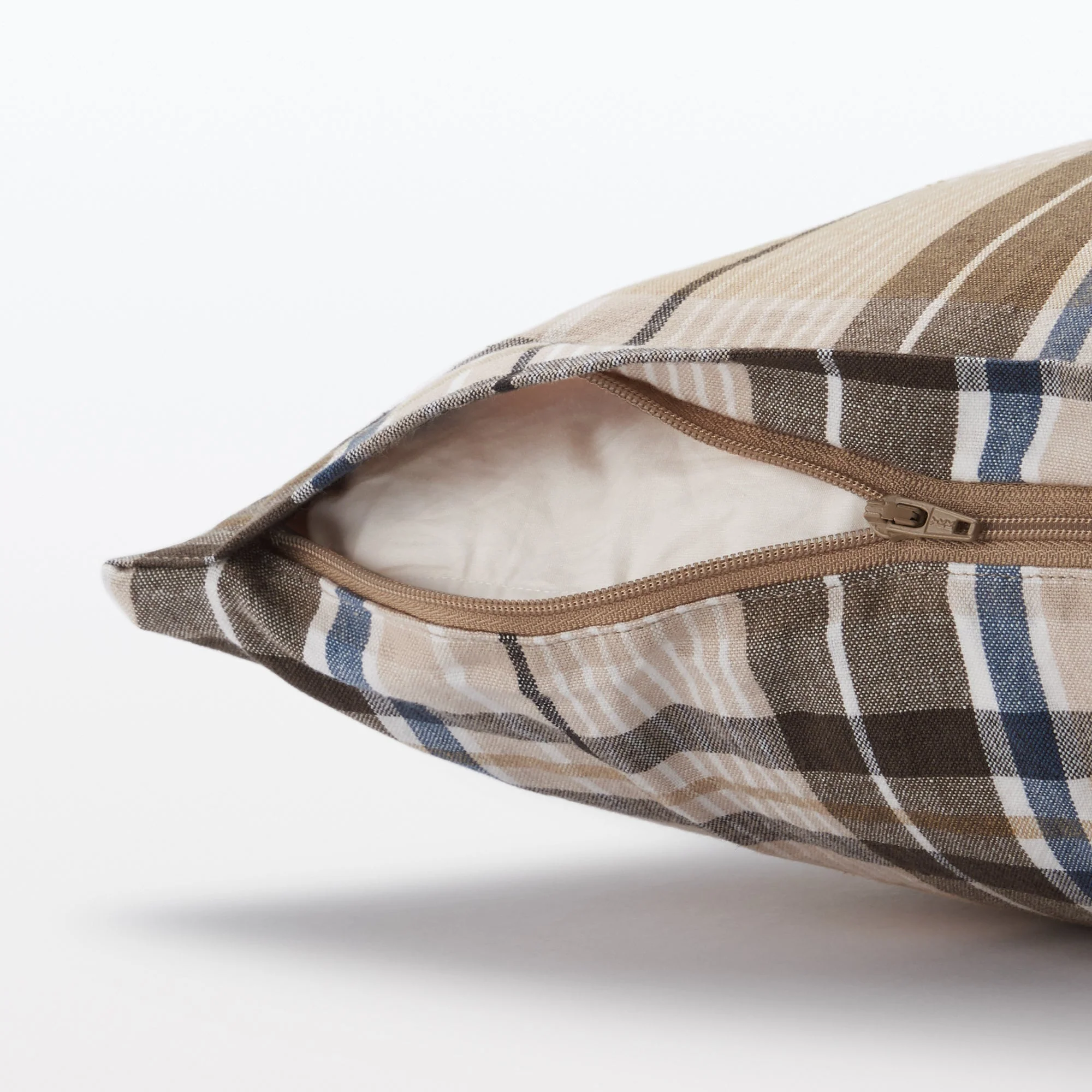 Indian Cotton Madras Check Cushion Cover - Image 11