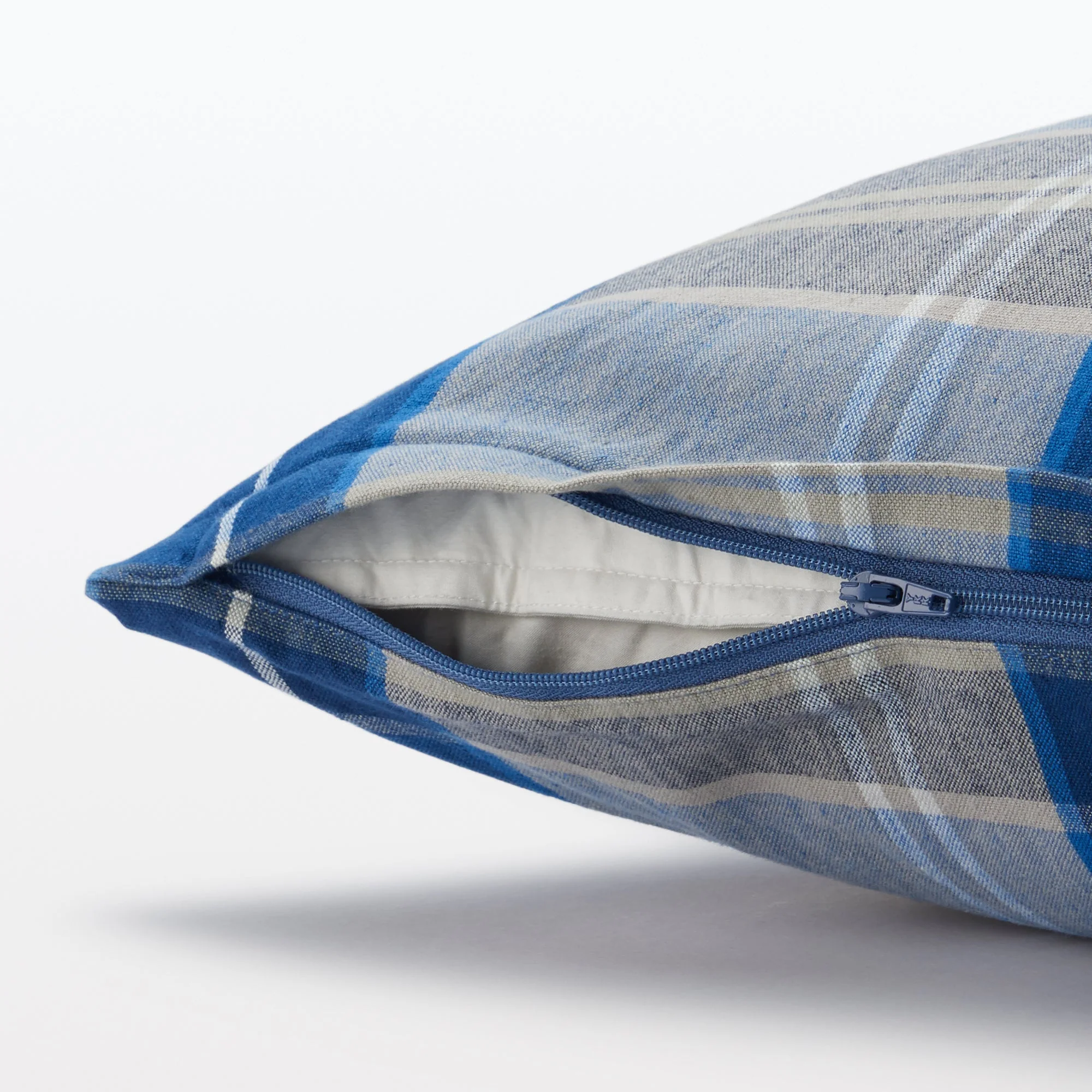 Indian Cotton Madras Check Cushion Cover - Image 15
