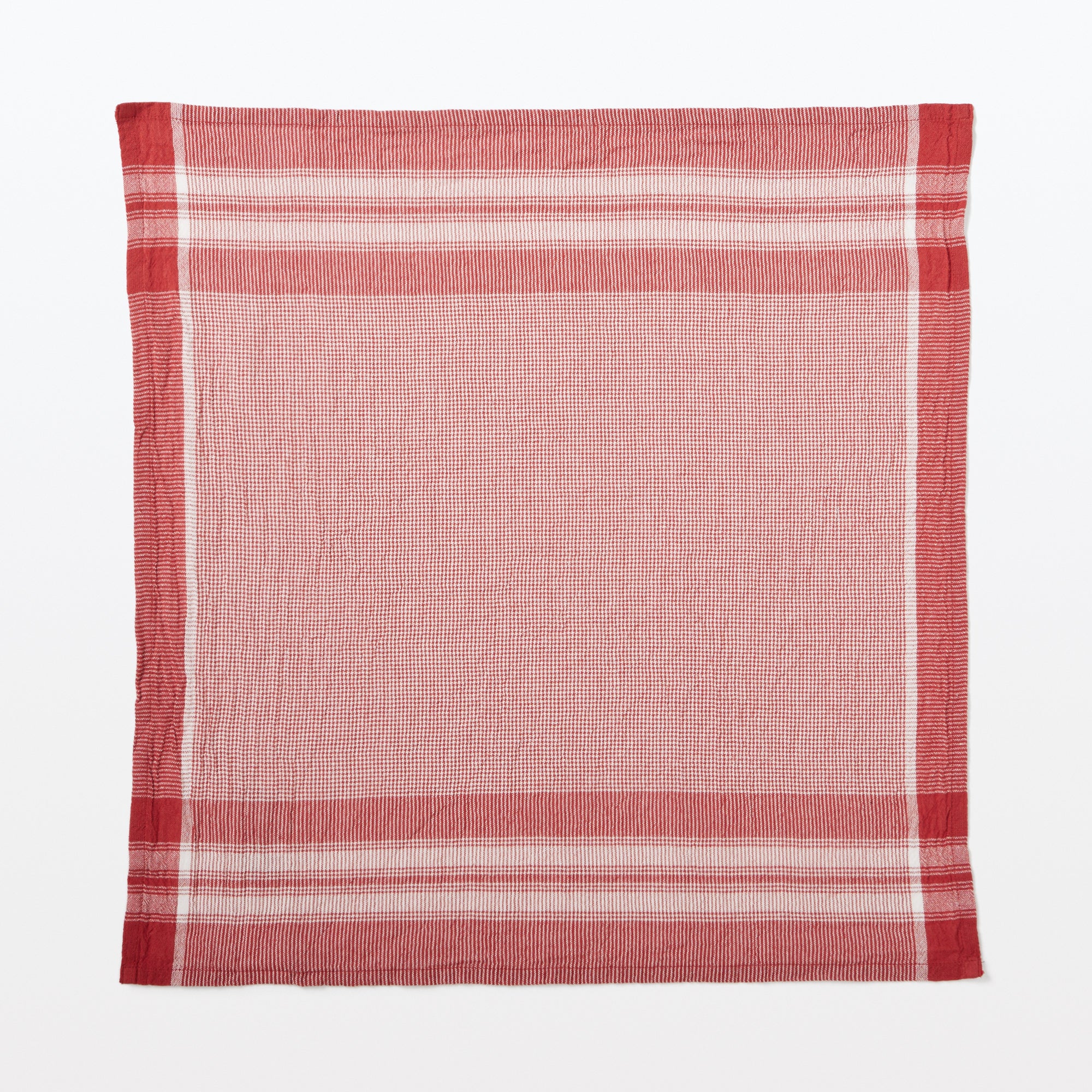 Indian Cotton Multipurpose Cloth - Red - Image 3