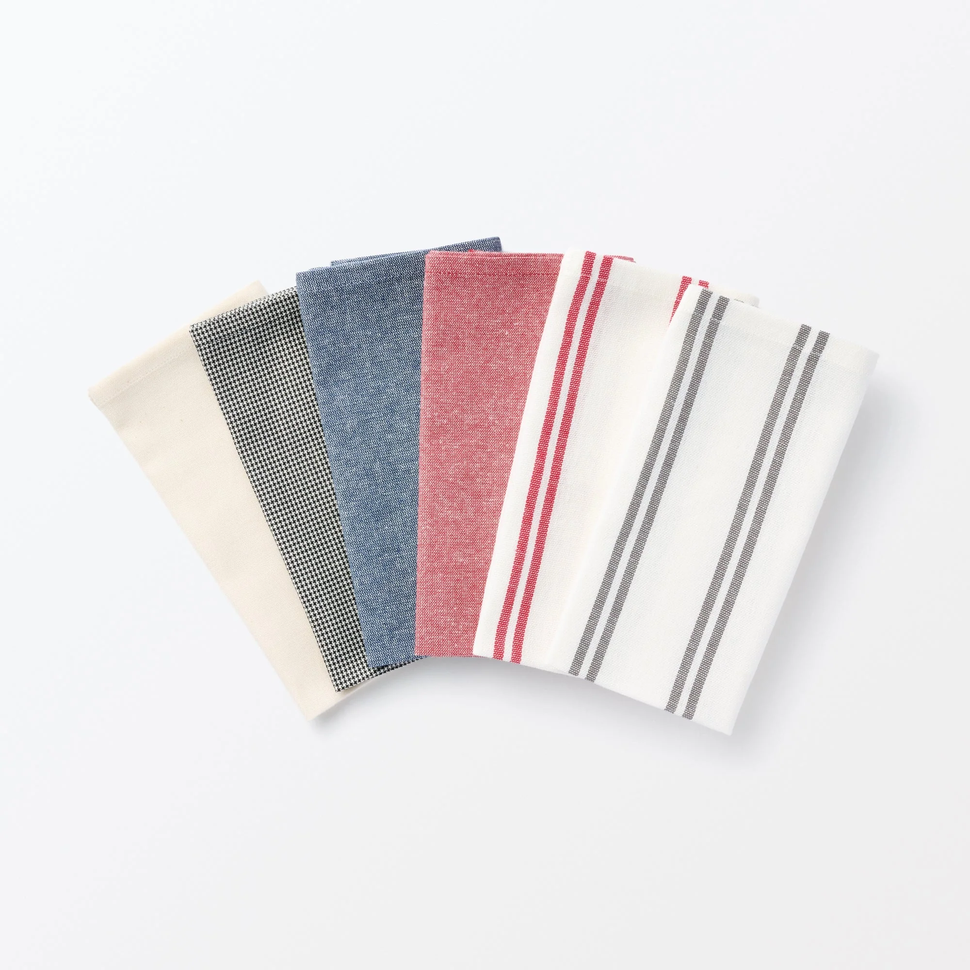 Indian Cotton Napkin - Red - Image 5