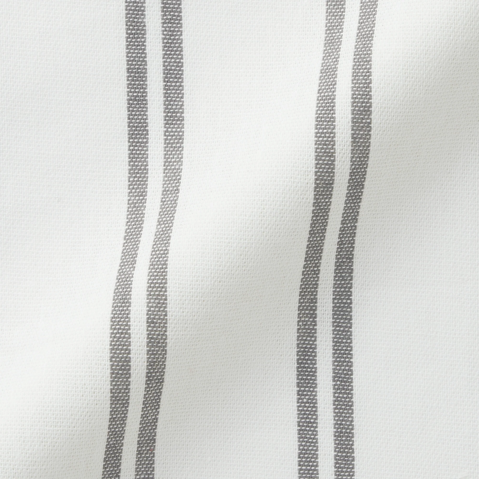 Indian Cotton Yarn-Dyed Napkin - Charcoal Grey Stripe - Image 4
