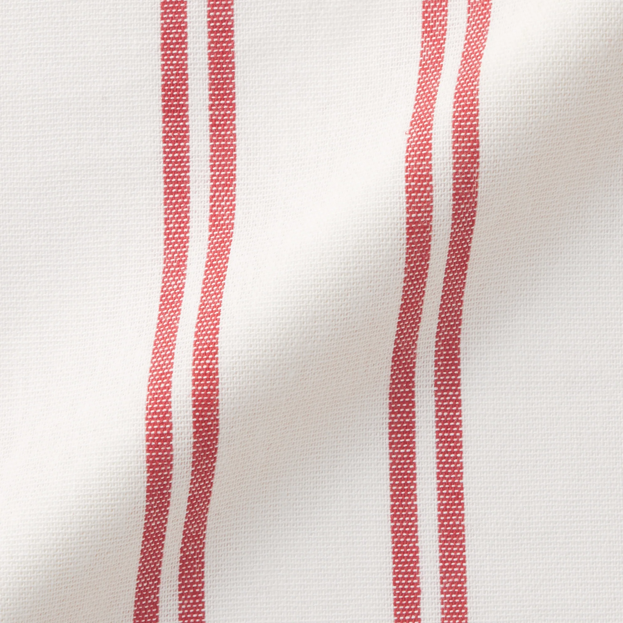 Indian Cotton Yarn-Dyed Napkin - Red Stripe - Image 4