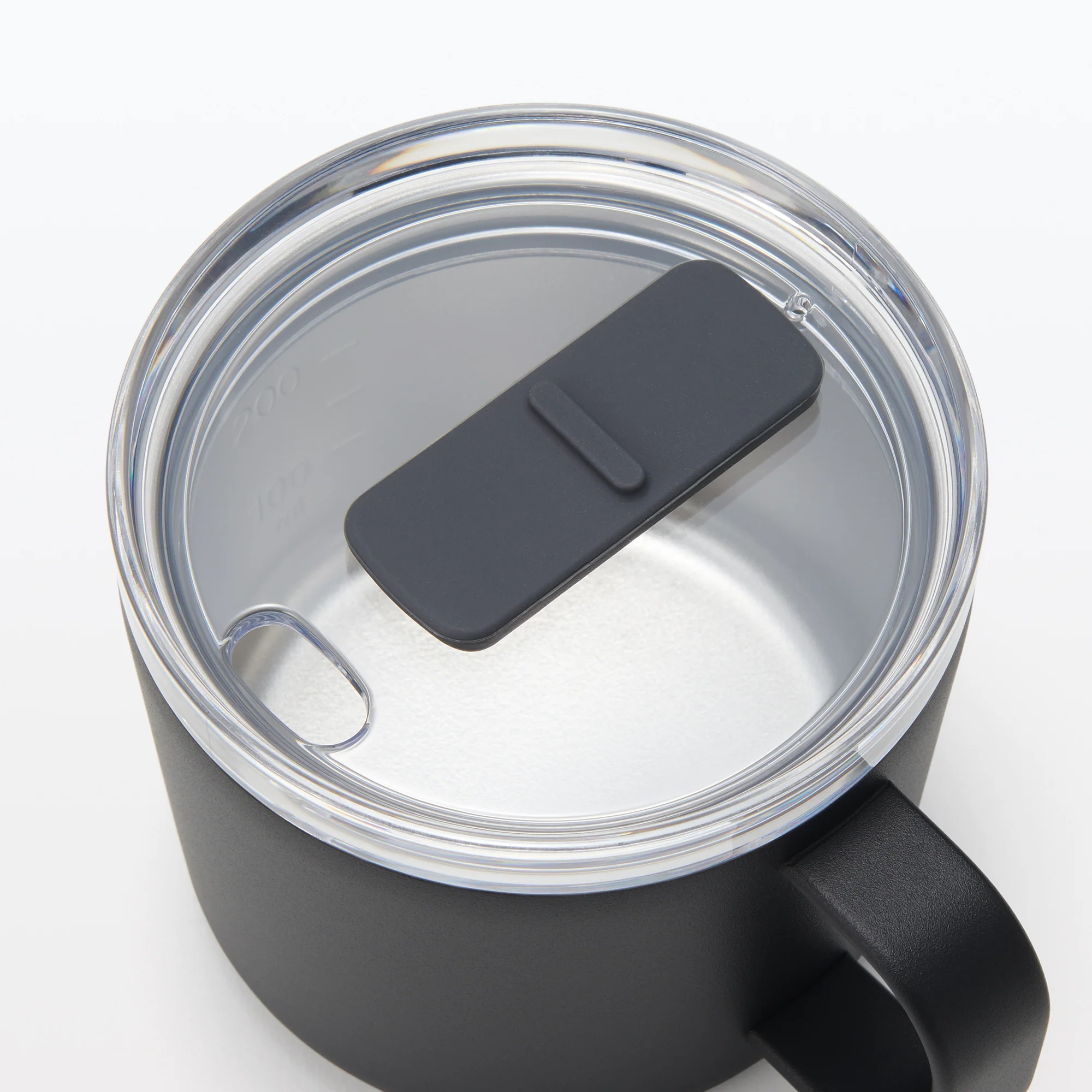 Insulated Travel Mug with Measurements 250 ml - Black - Image 6