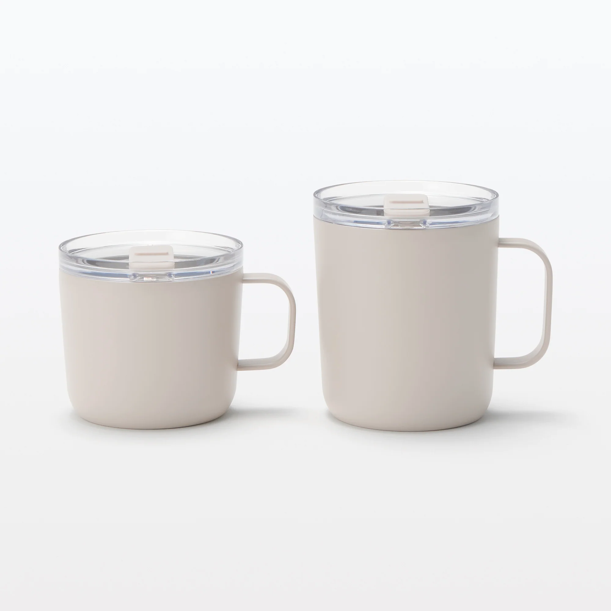 Insulated Travel Mug with Measurements 250 ml - Grey Beige - Image 11