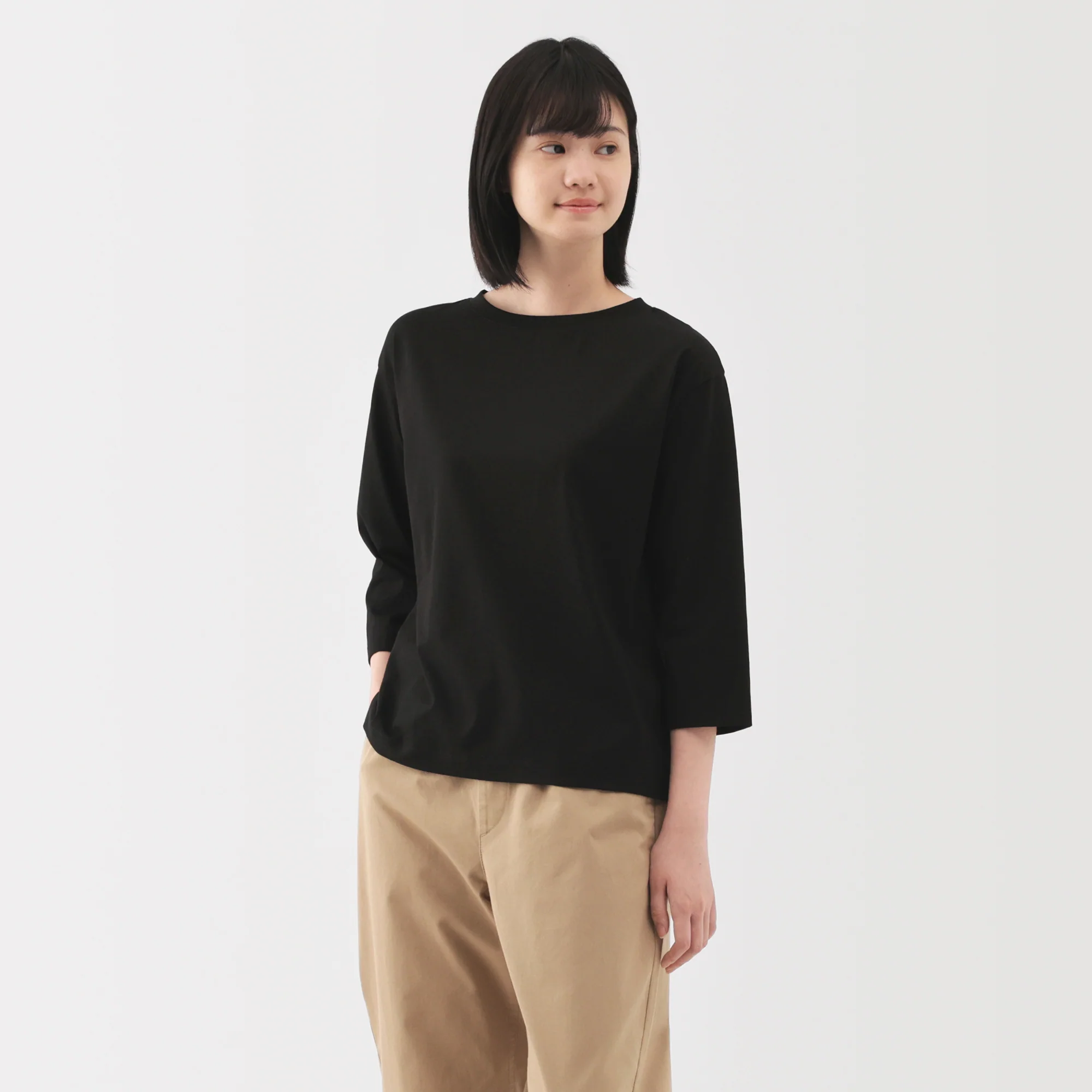 Jersey Boat Neck T-Shirt
