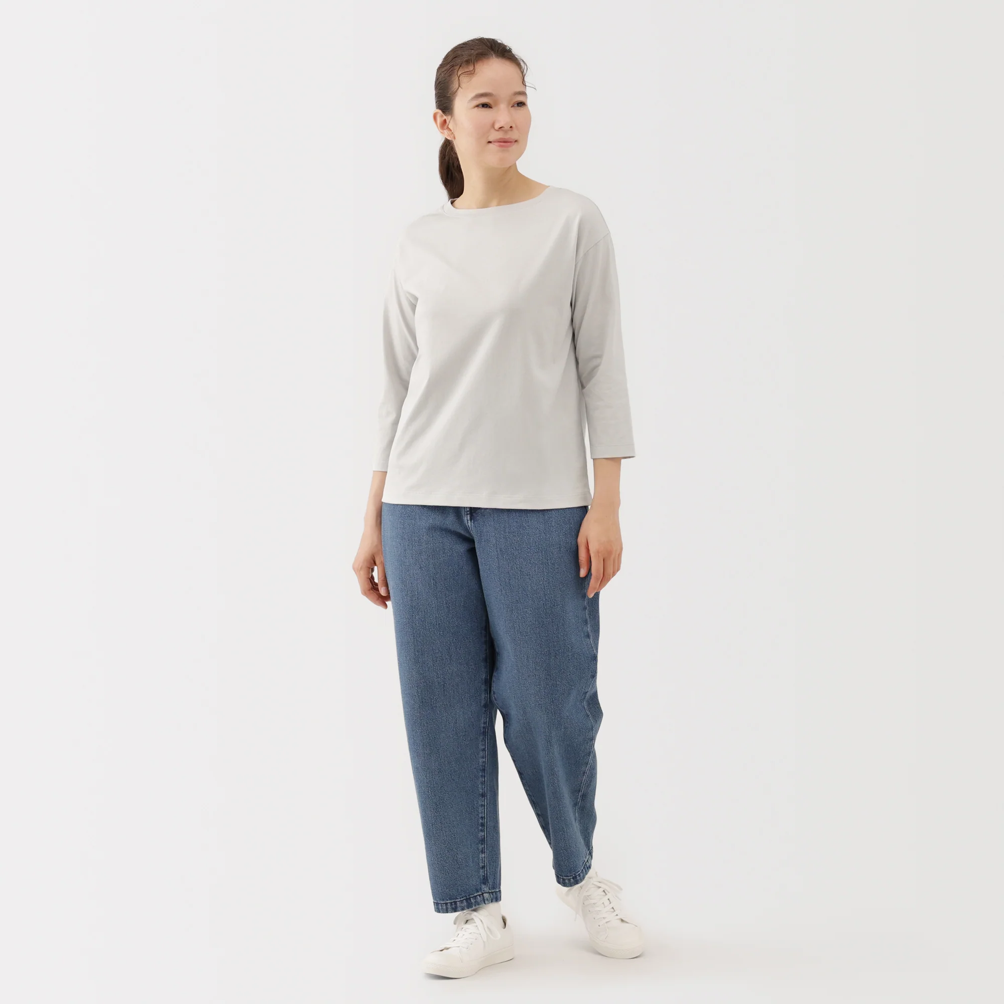 Jersey Boat Neck T-Shirt - Image 20