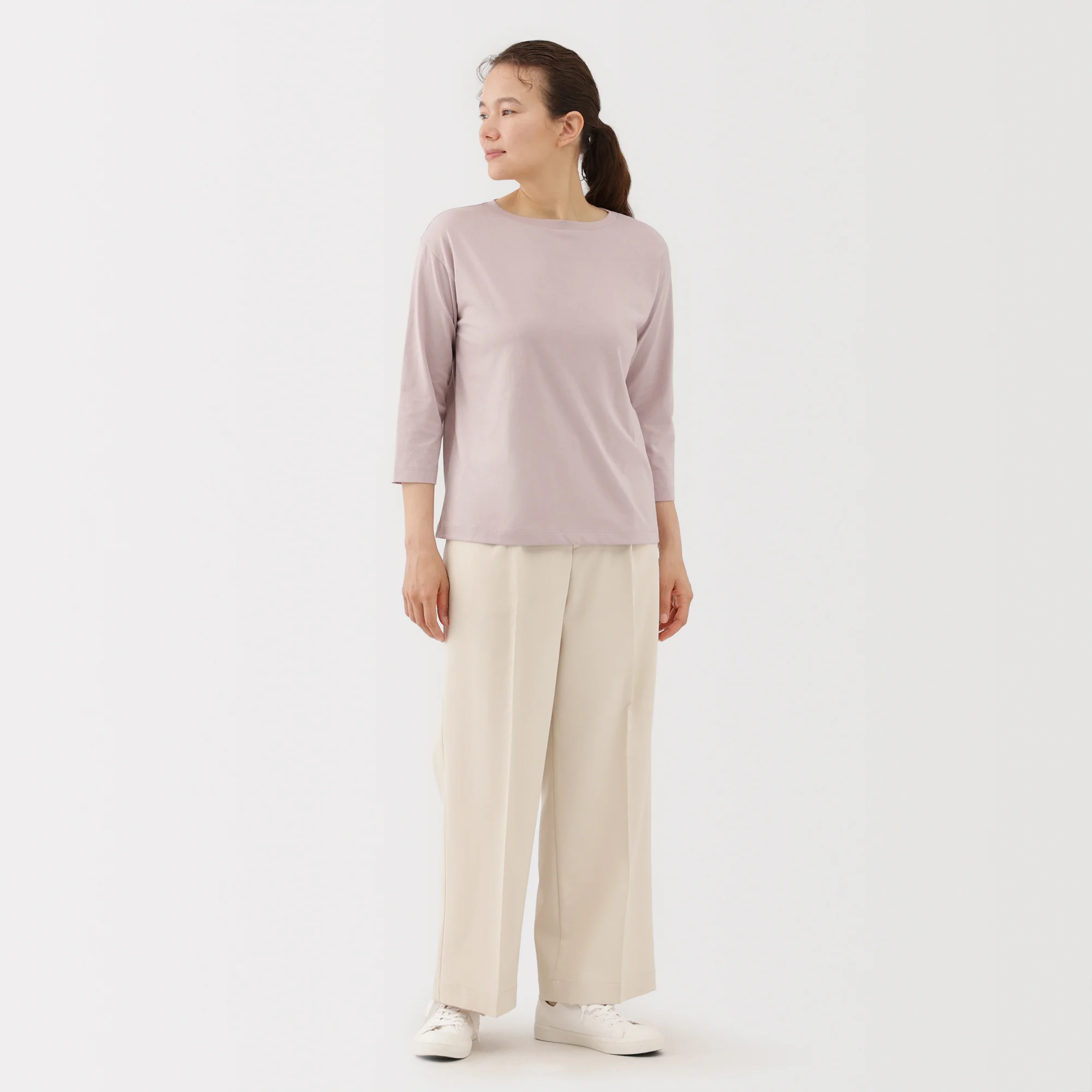 Jersey Boat Neck T-Shirt - Image 36