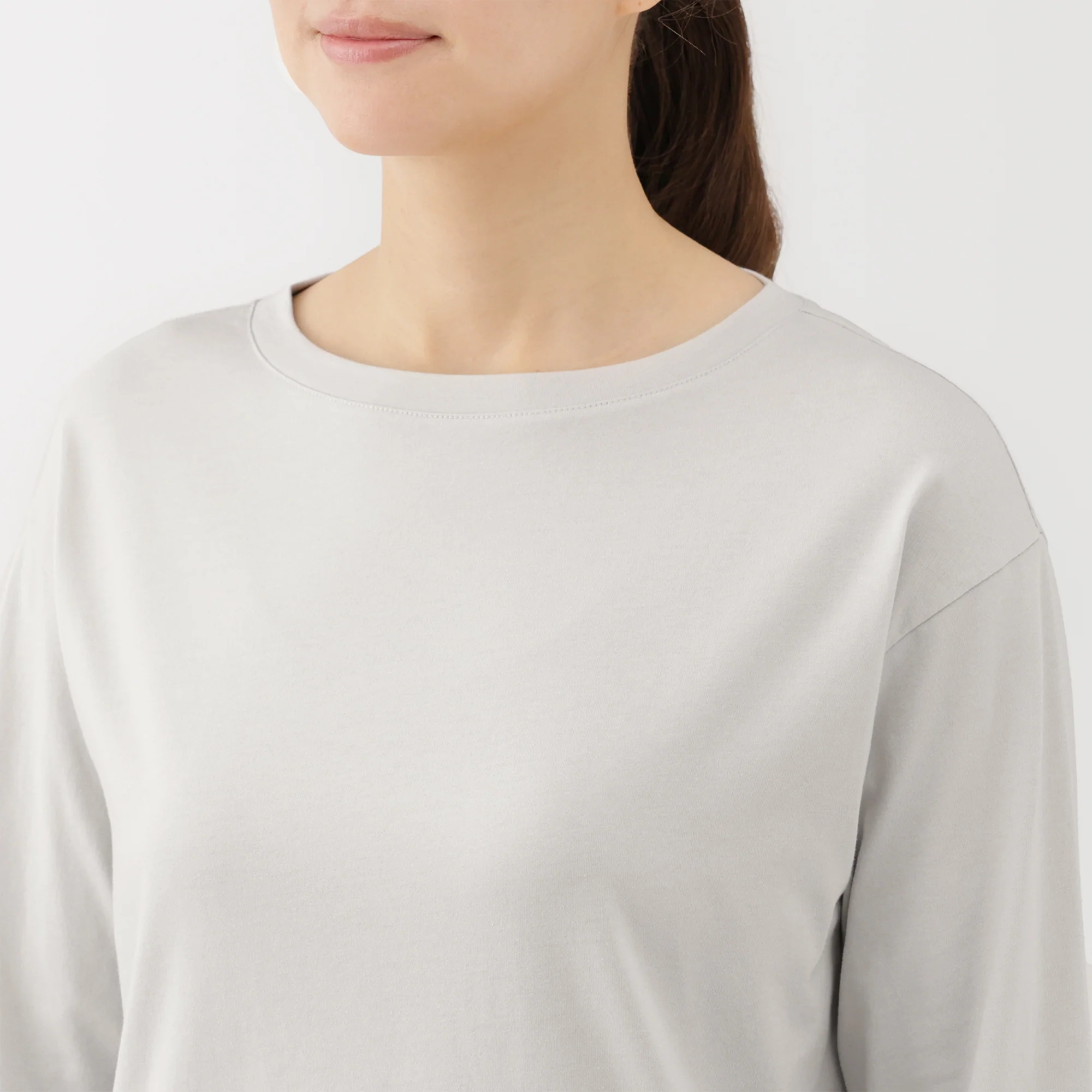 Jersey Boat Neck T-Shirt - Image 47