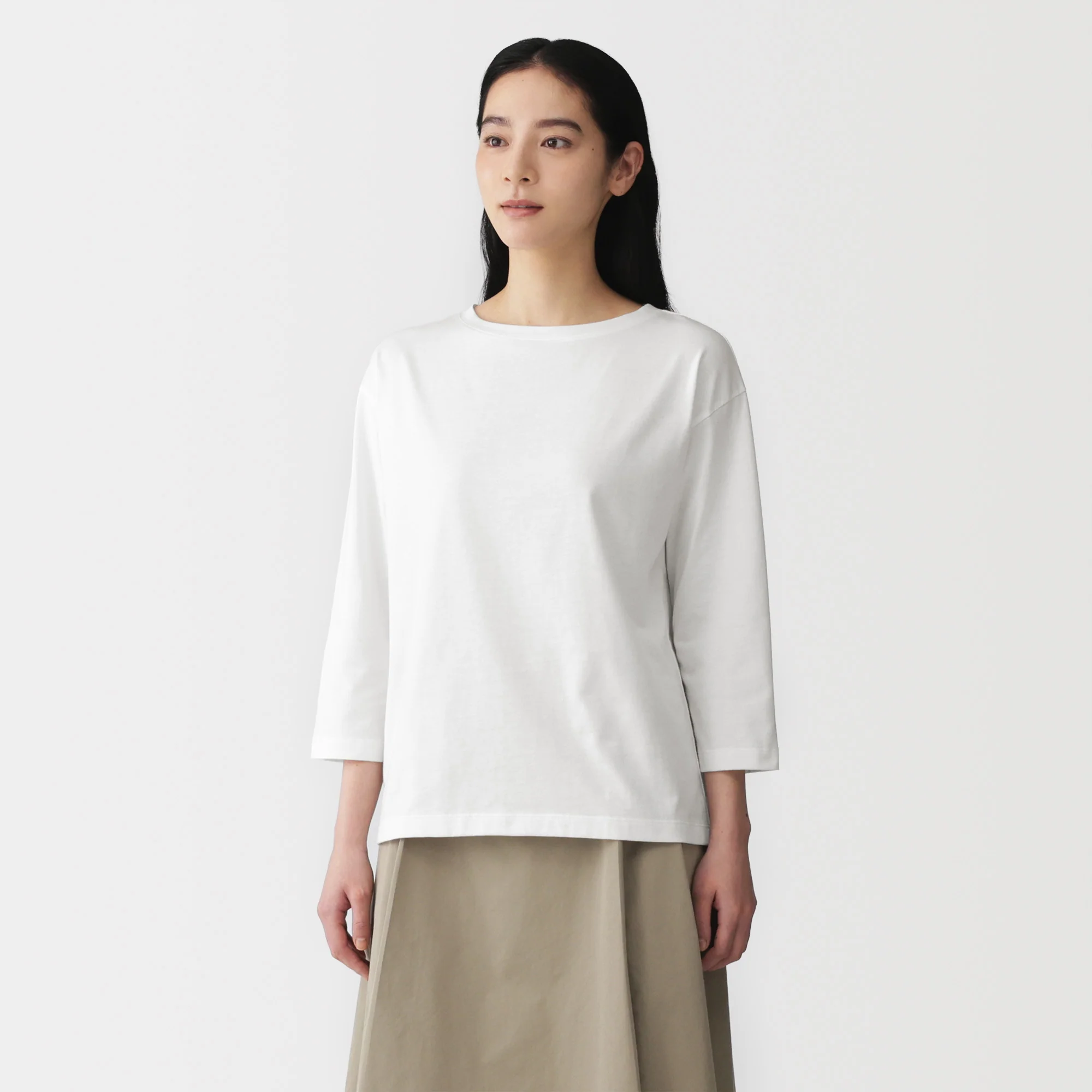Jersey Boatneck T-Shirt - Image 11