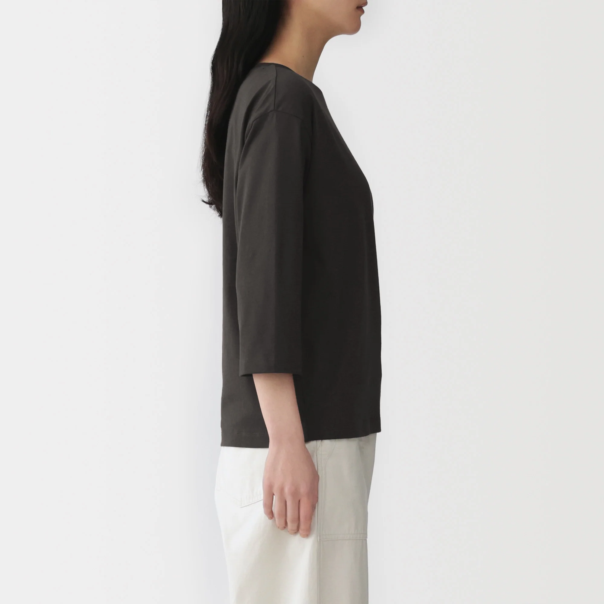 Jersey Boatneck T-Shirt - Image 13
