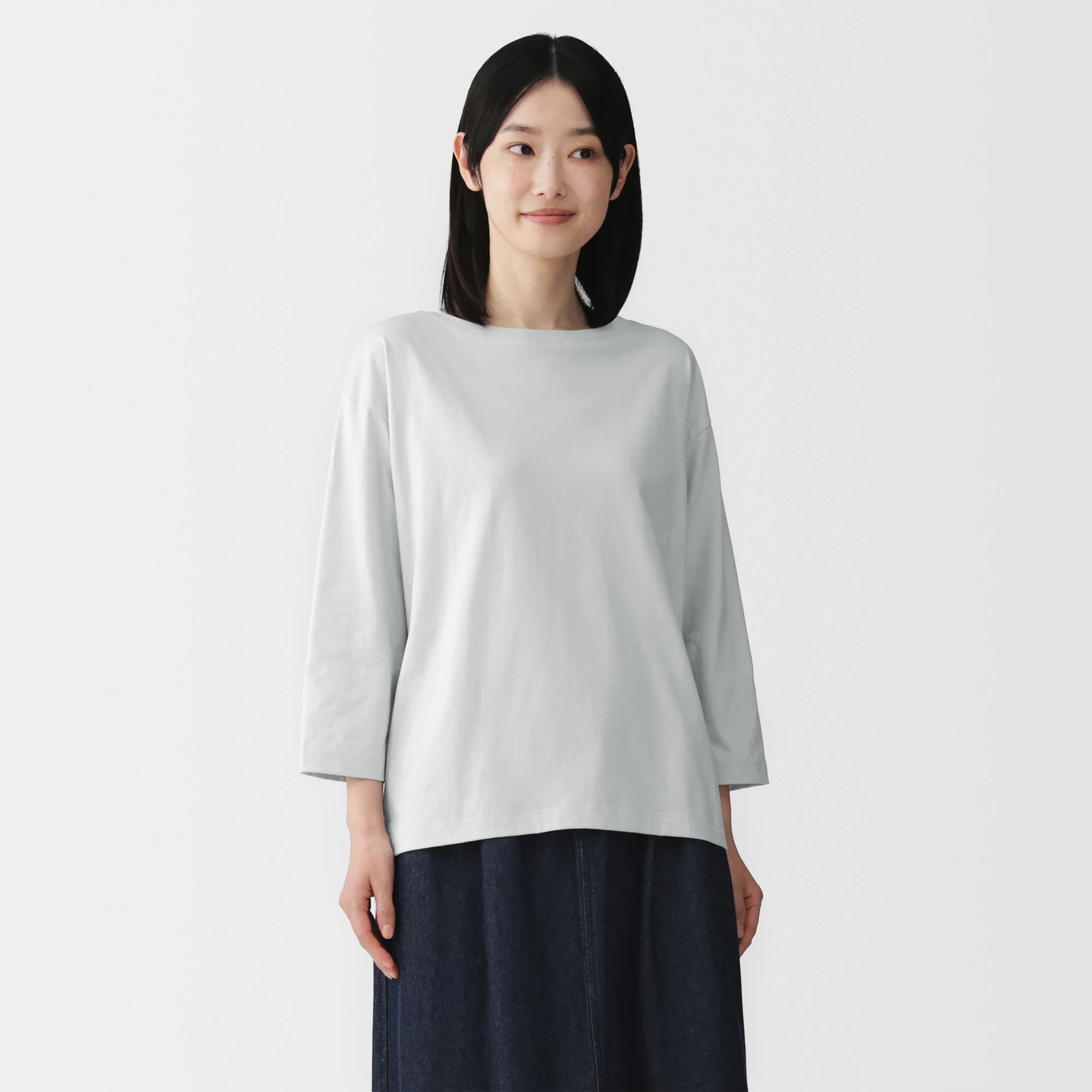 Jersey Boatneck T-Shirt - Image 19