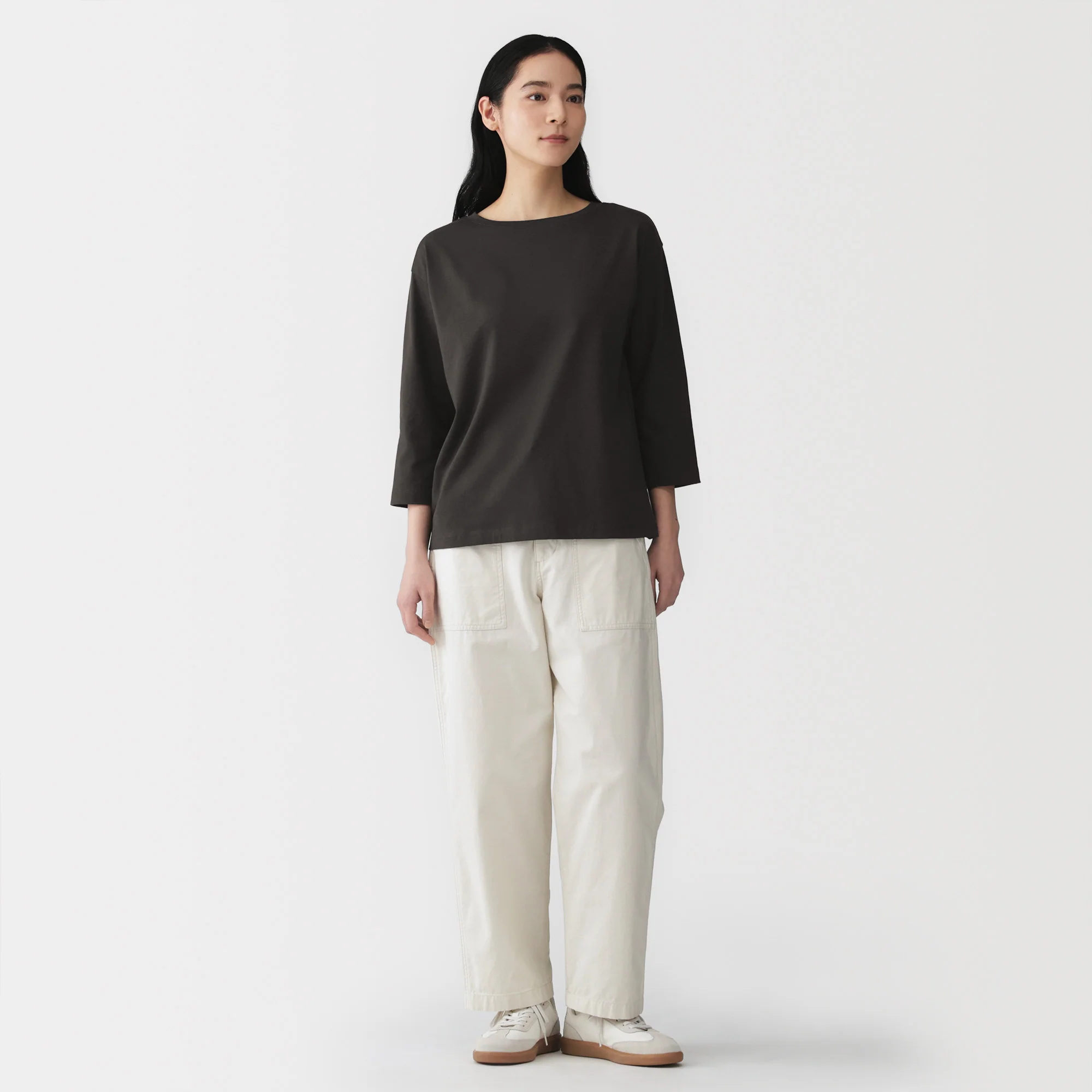 Jersey Boatneck T-Shirt - Image 28