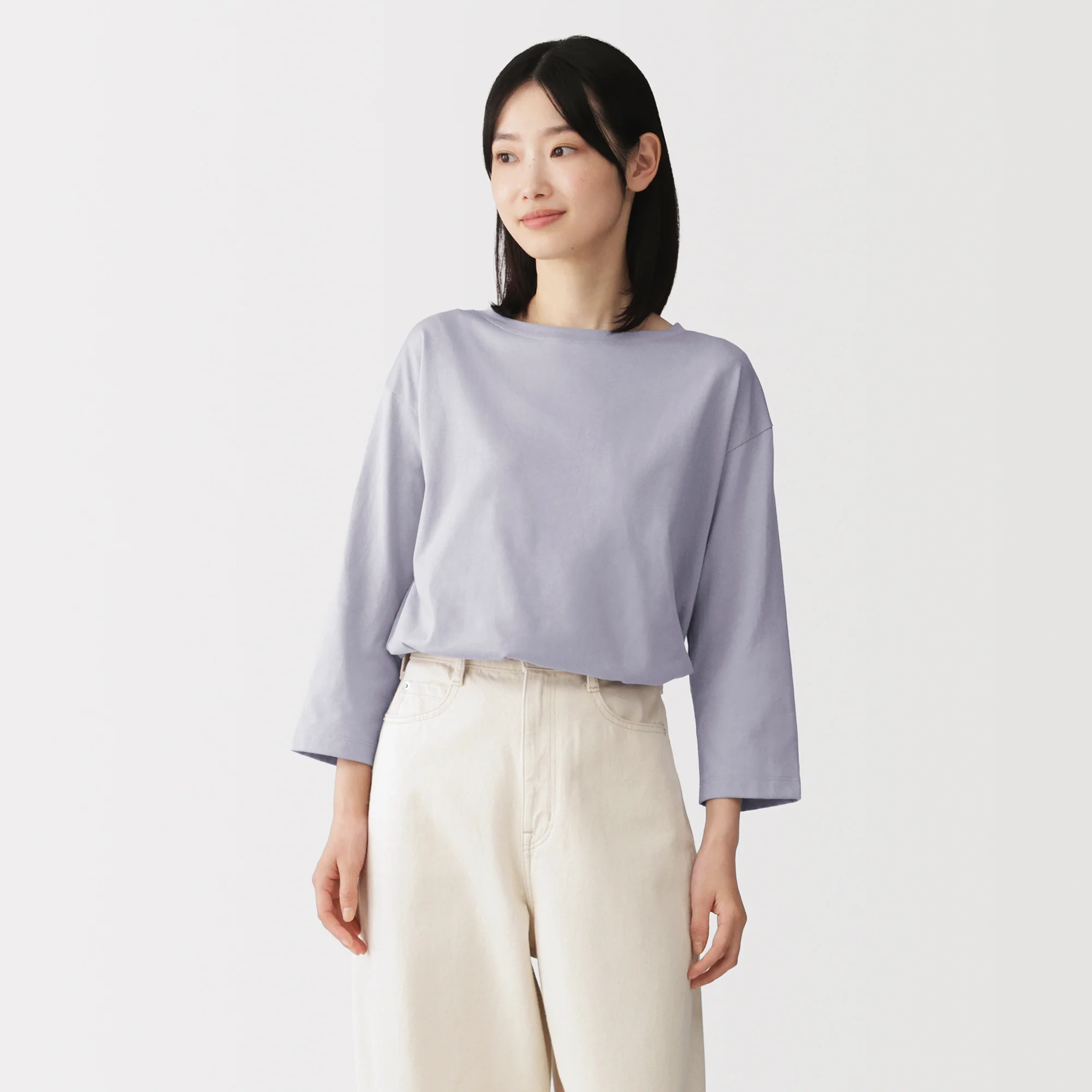Jersey Boatneck T-Shirt - Image 3