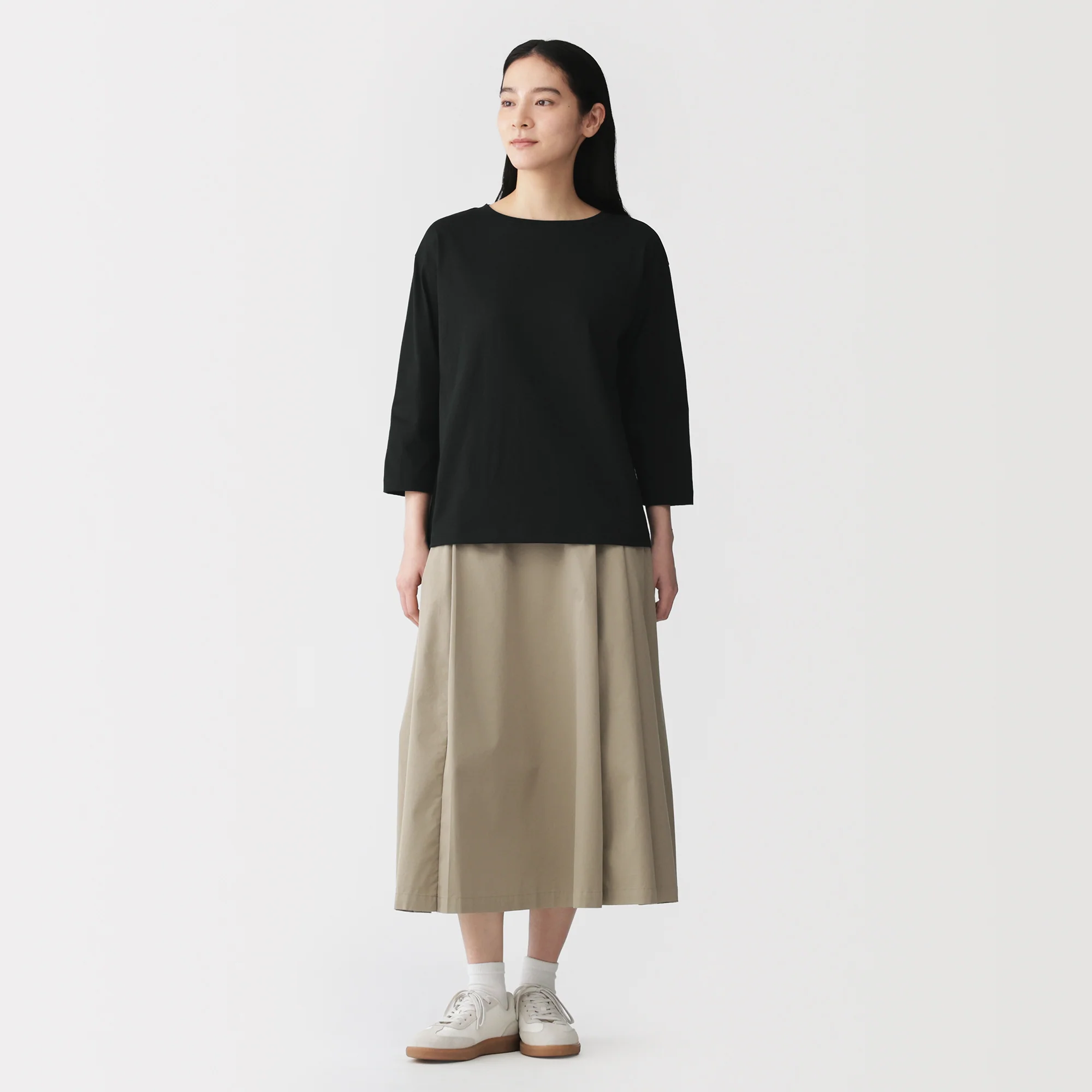 Jersey Boatneck T-Shirt - Image 36