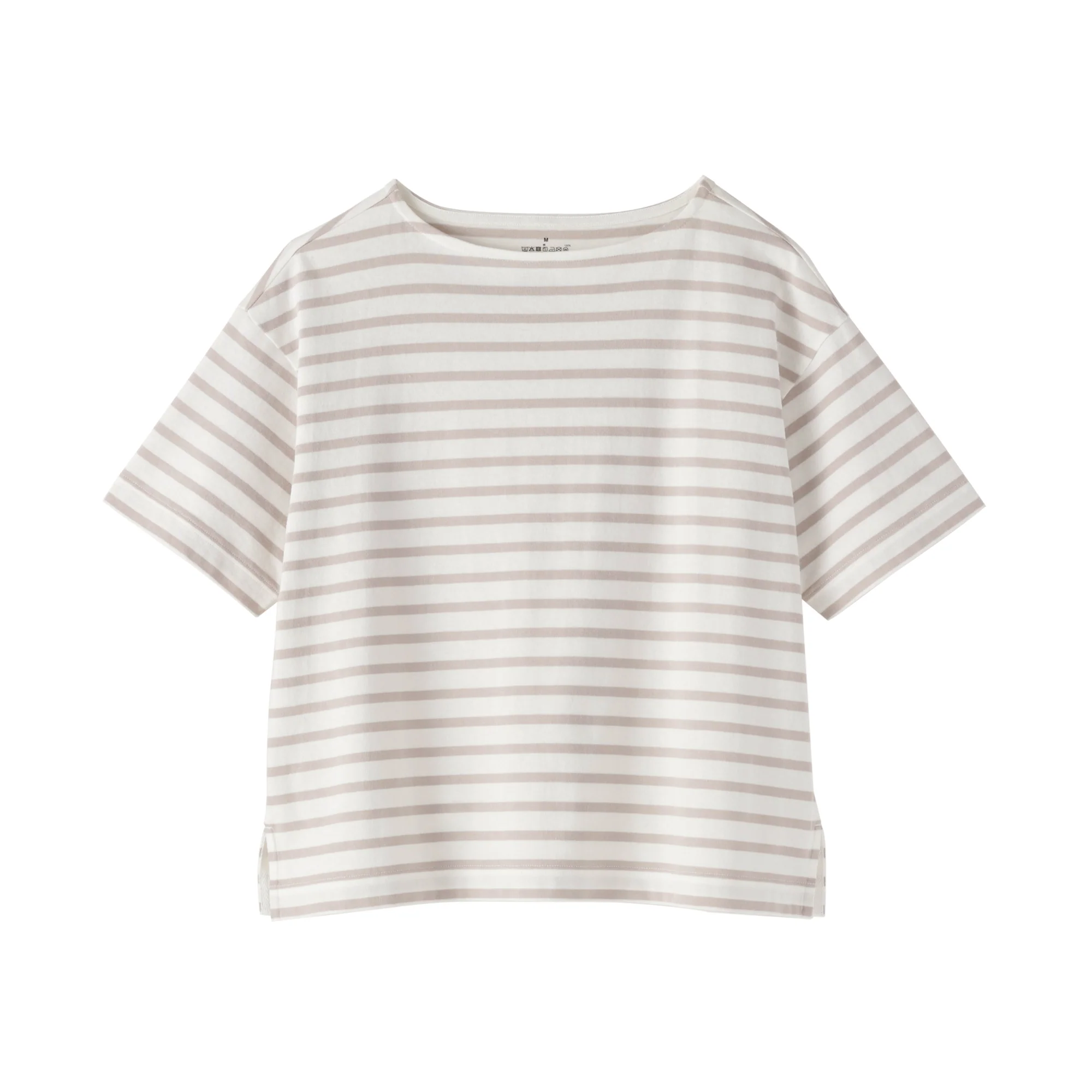 Cotton Jersey Boatneck T-Shirt - Image 10