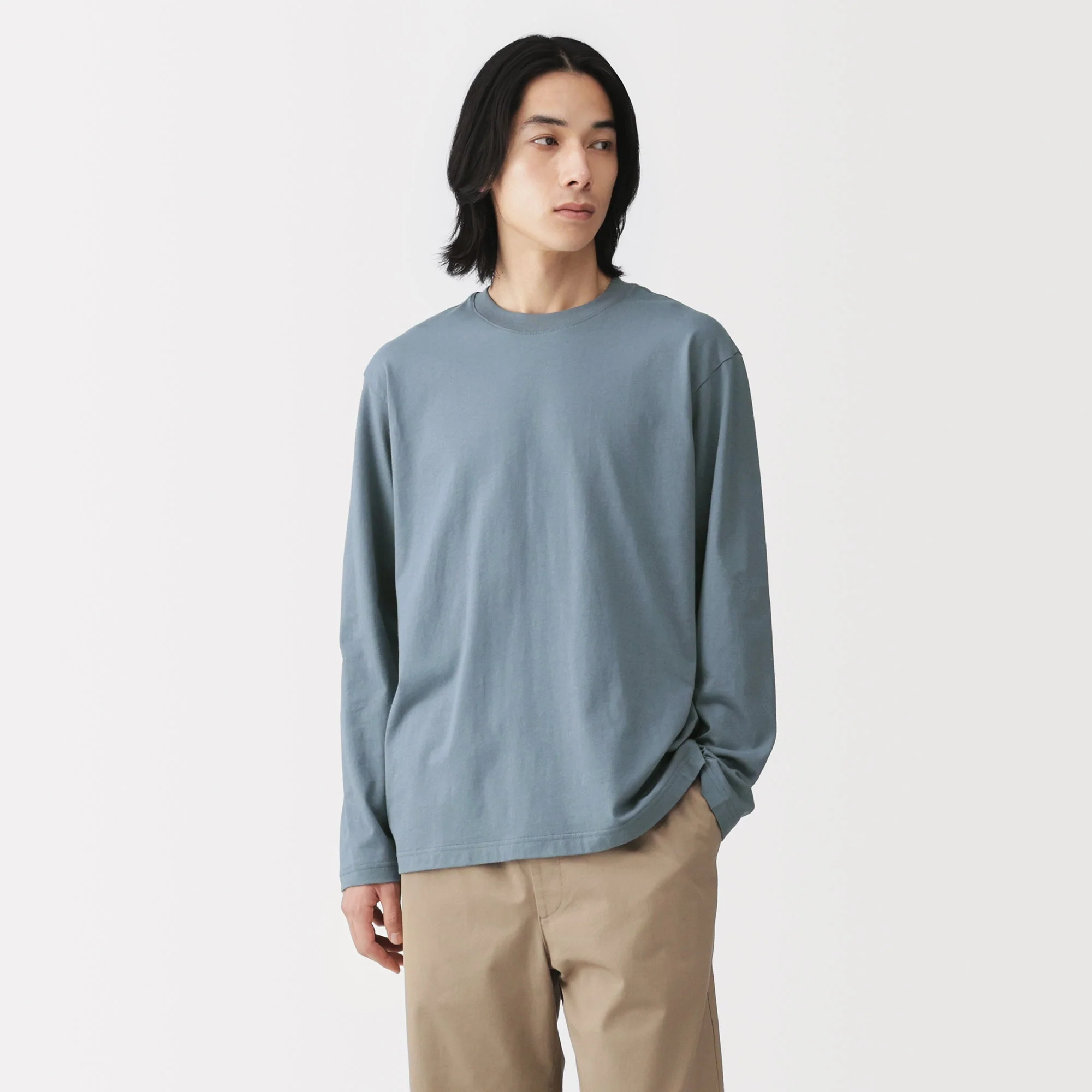 Cotton Jersey Crewneck T-Shirt