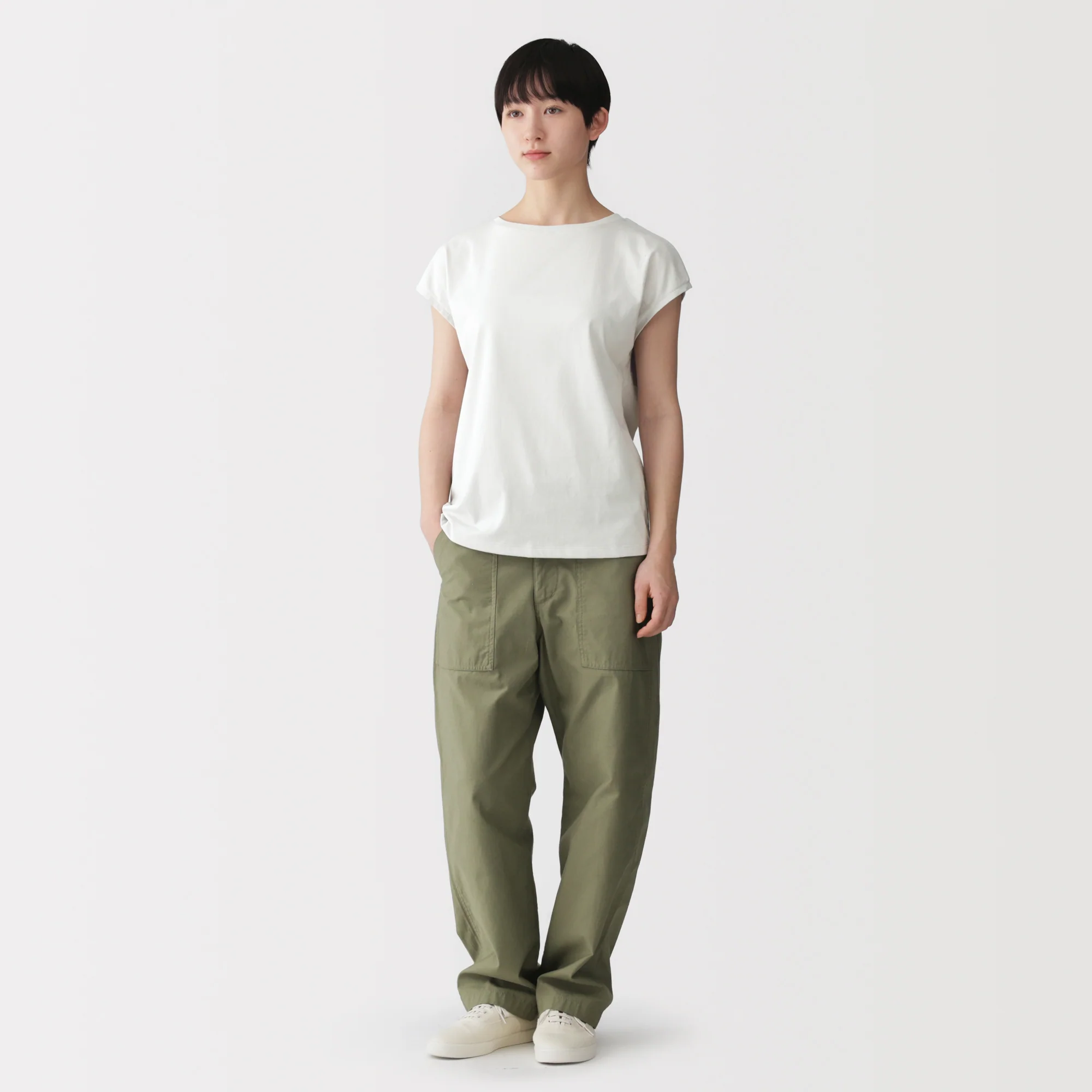 Jersey French Sleeve T-Shirt - Image 12