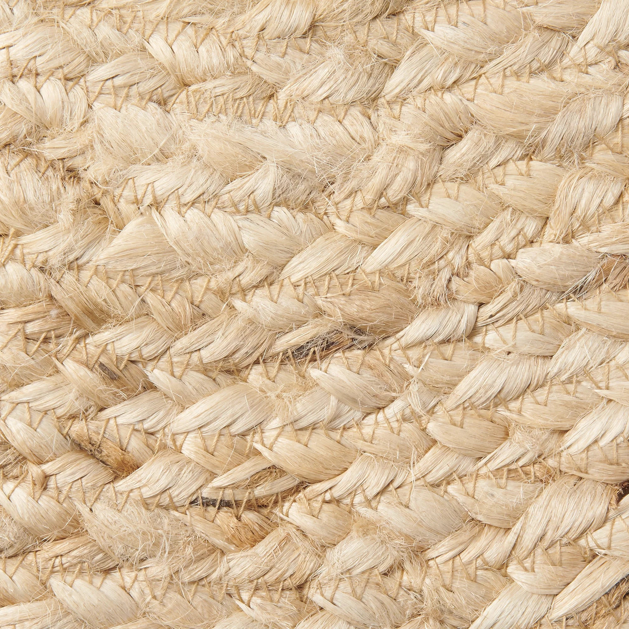 Jute Round Floor Mat - Dia. 80 cm - Image 3