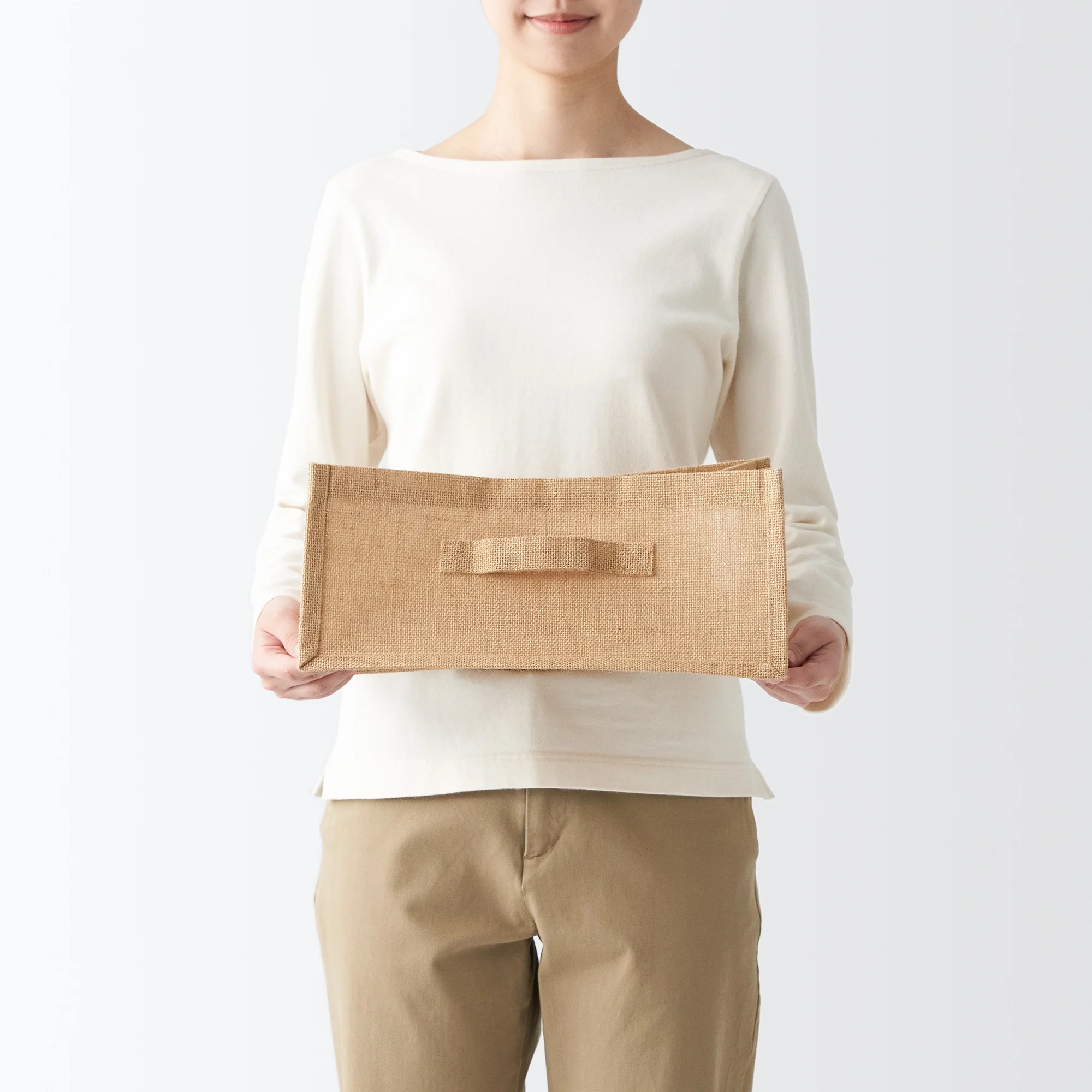 Jute Storage Bag Rectangle - Small - Image 8