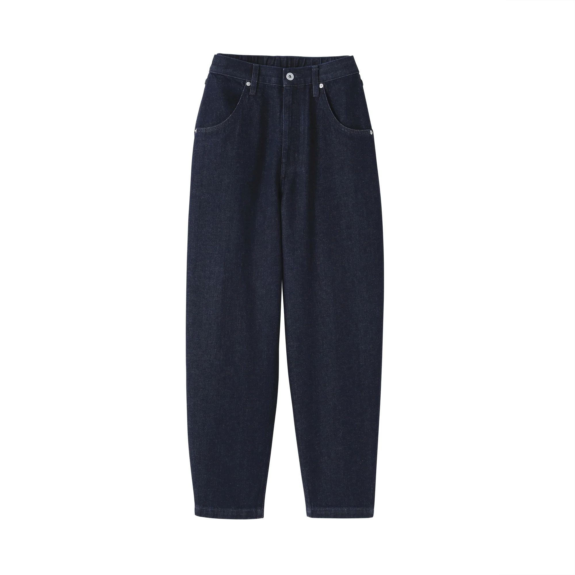 Kapok Blend Denim Barrel Pants - Image 11
