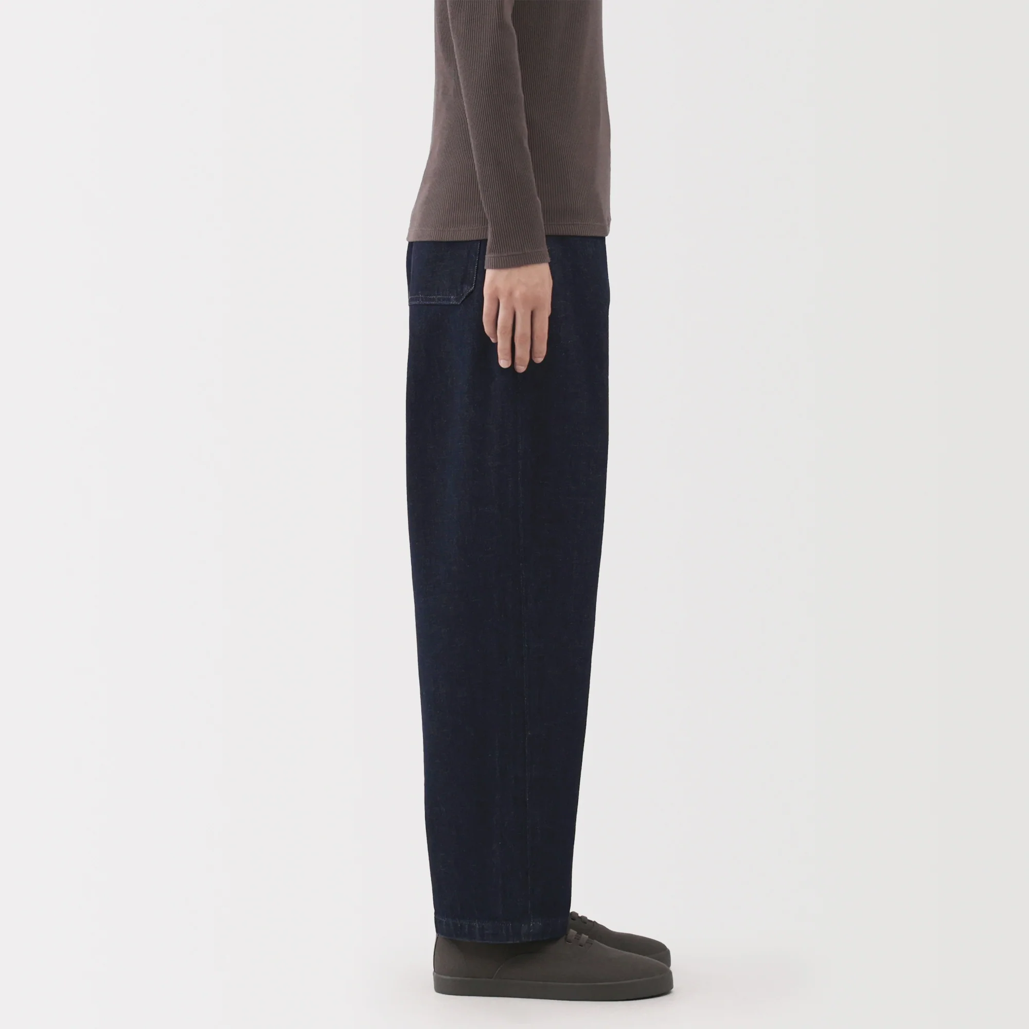 Kapok Blend Denim Barrel Pants - Image 14