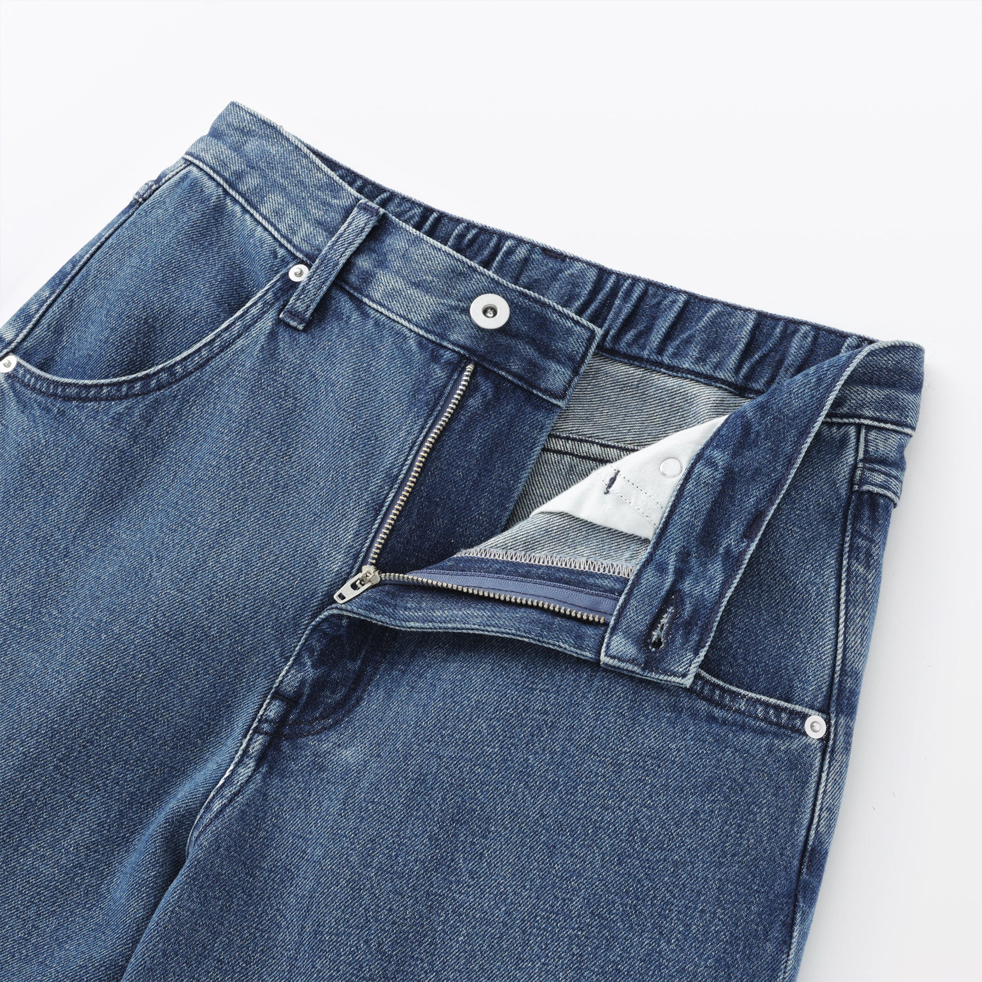 Kapok Blend Denim Barrel Pants - Image 9