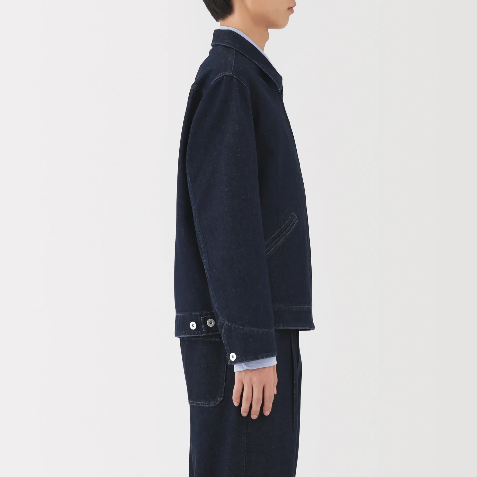 Kapok Blend Denim Blouson - Image 13