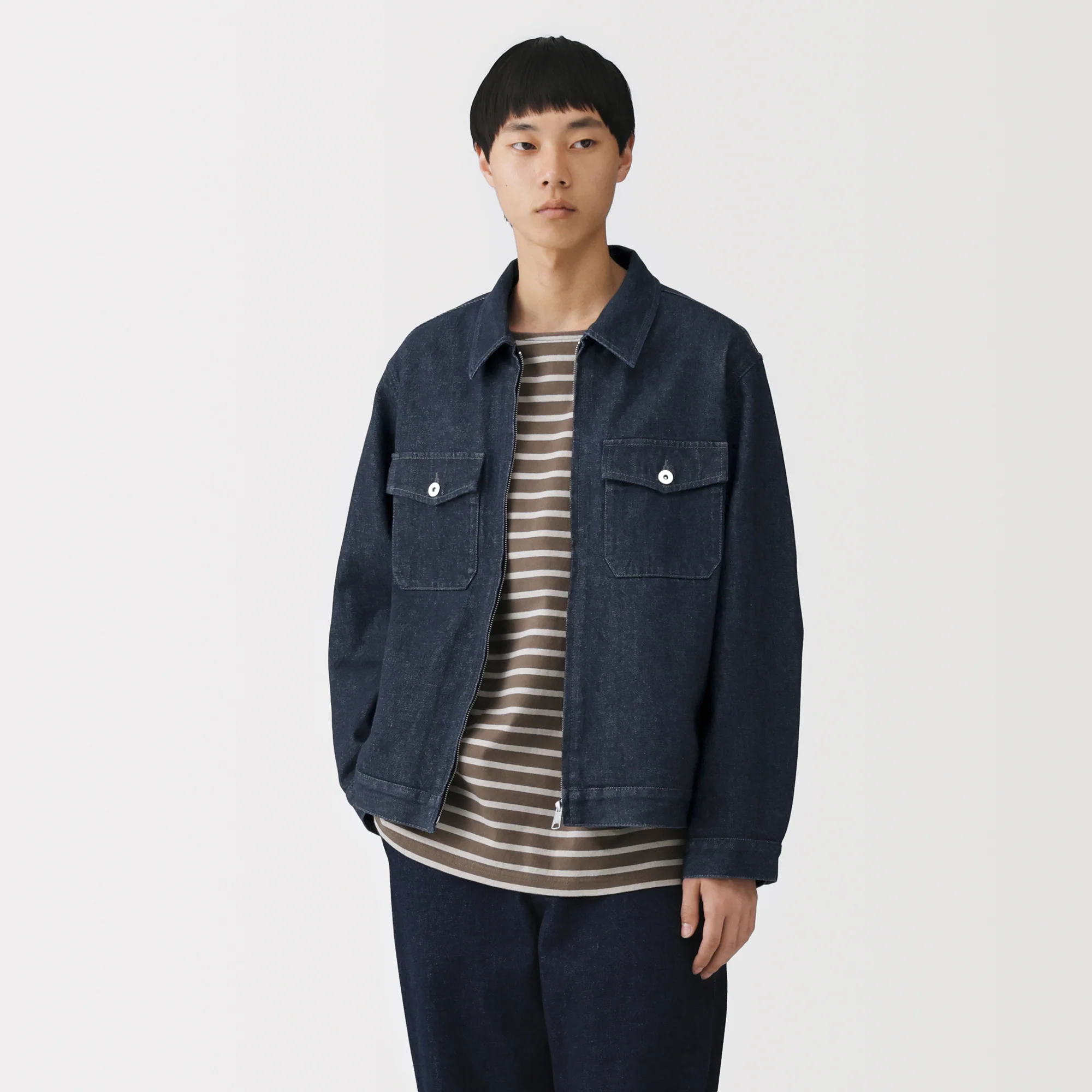 Kapok Blend Denim Blouson - Image 12