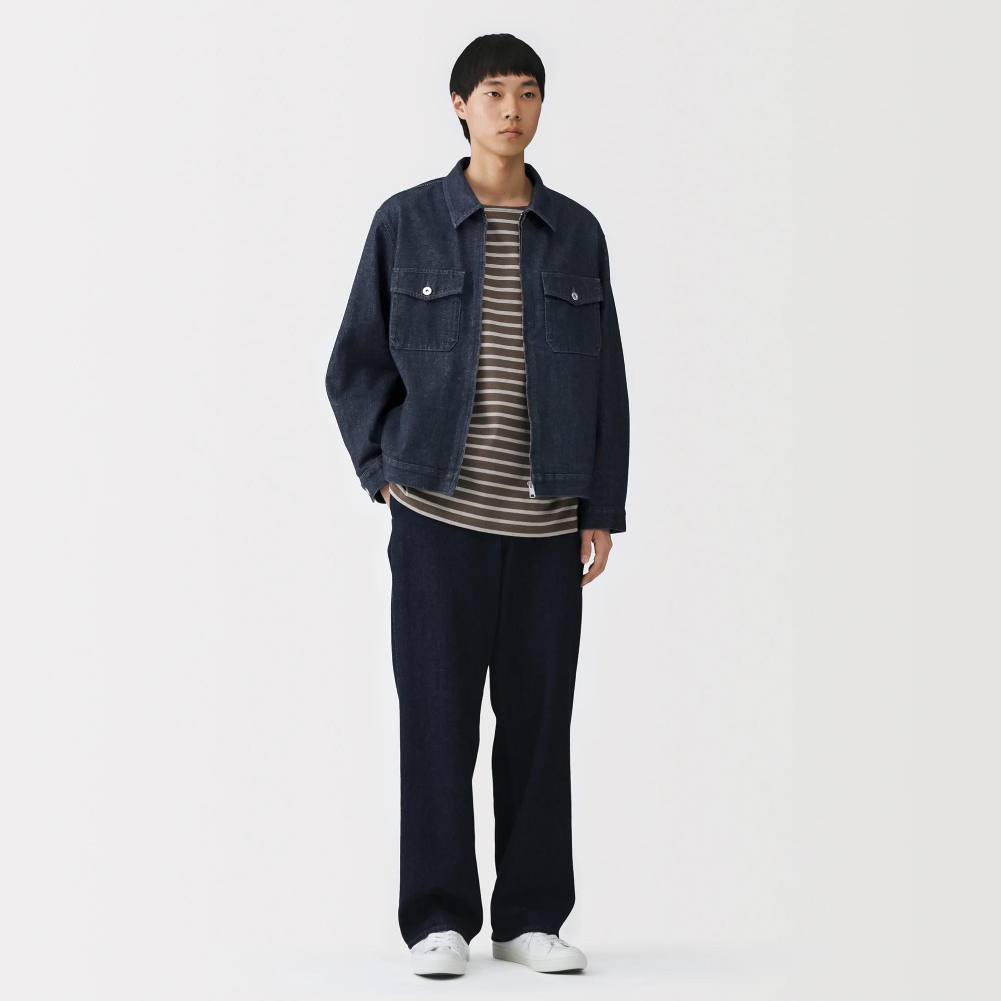 Kapok Blend Denim Blouson - Image 13