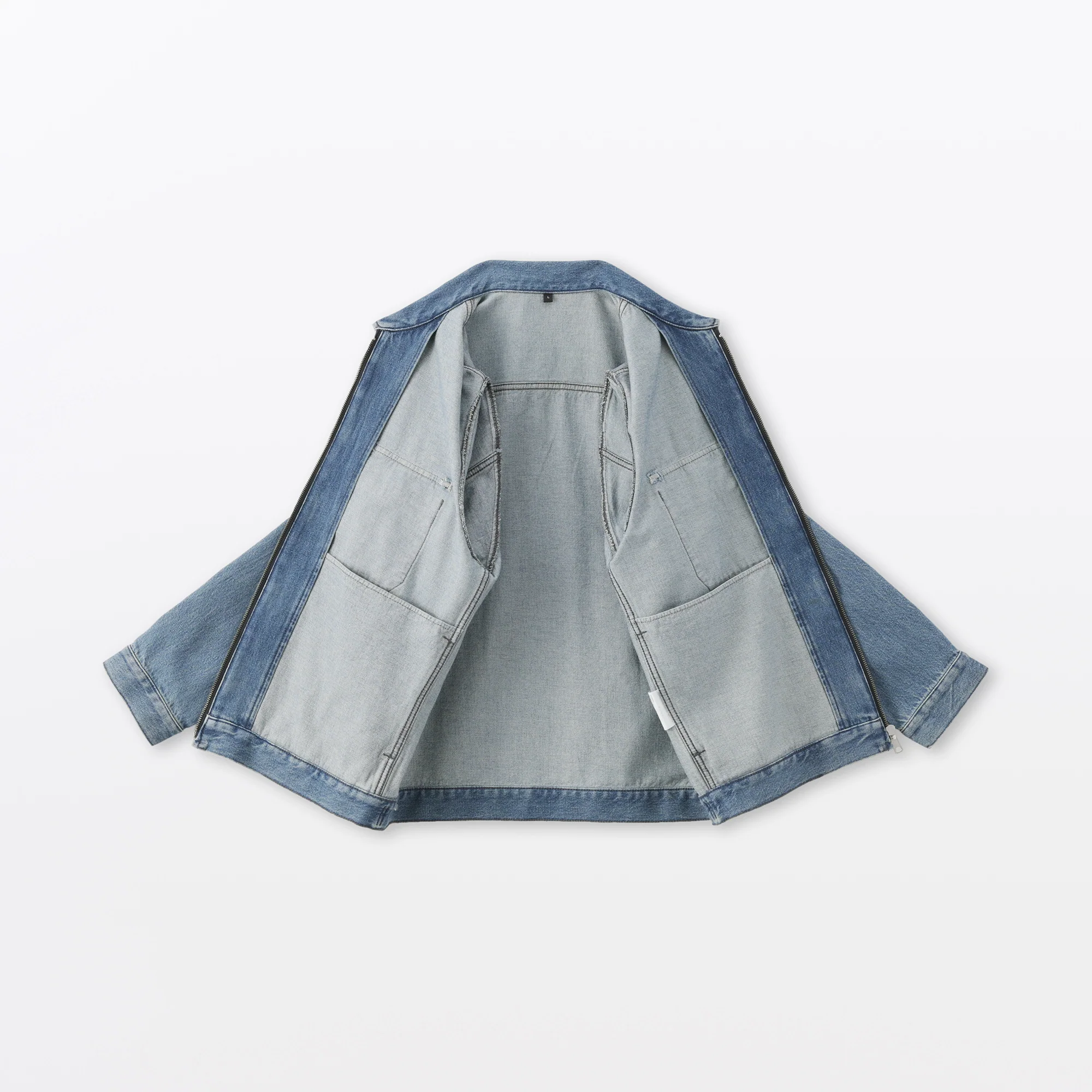 Kapok Blend Denim Blouson - Image 9