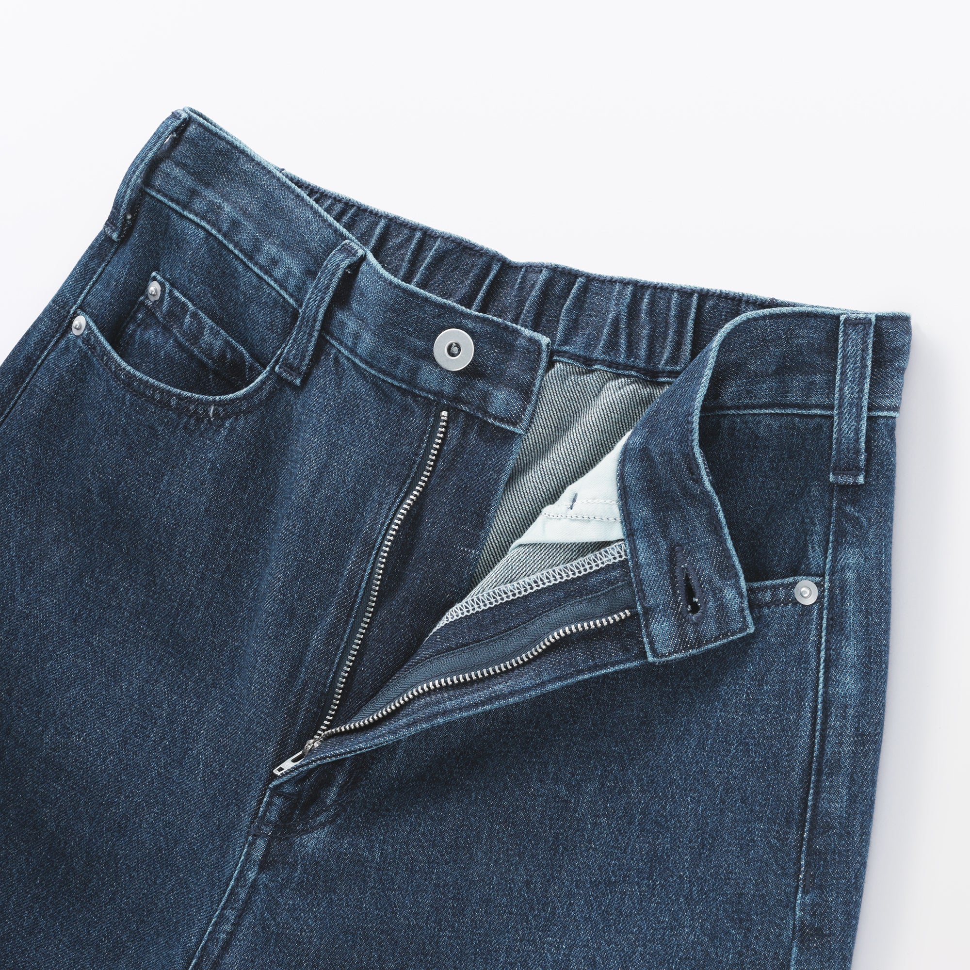 Kapok Blend Denim Cocoon Pants - Image 18