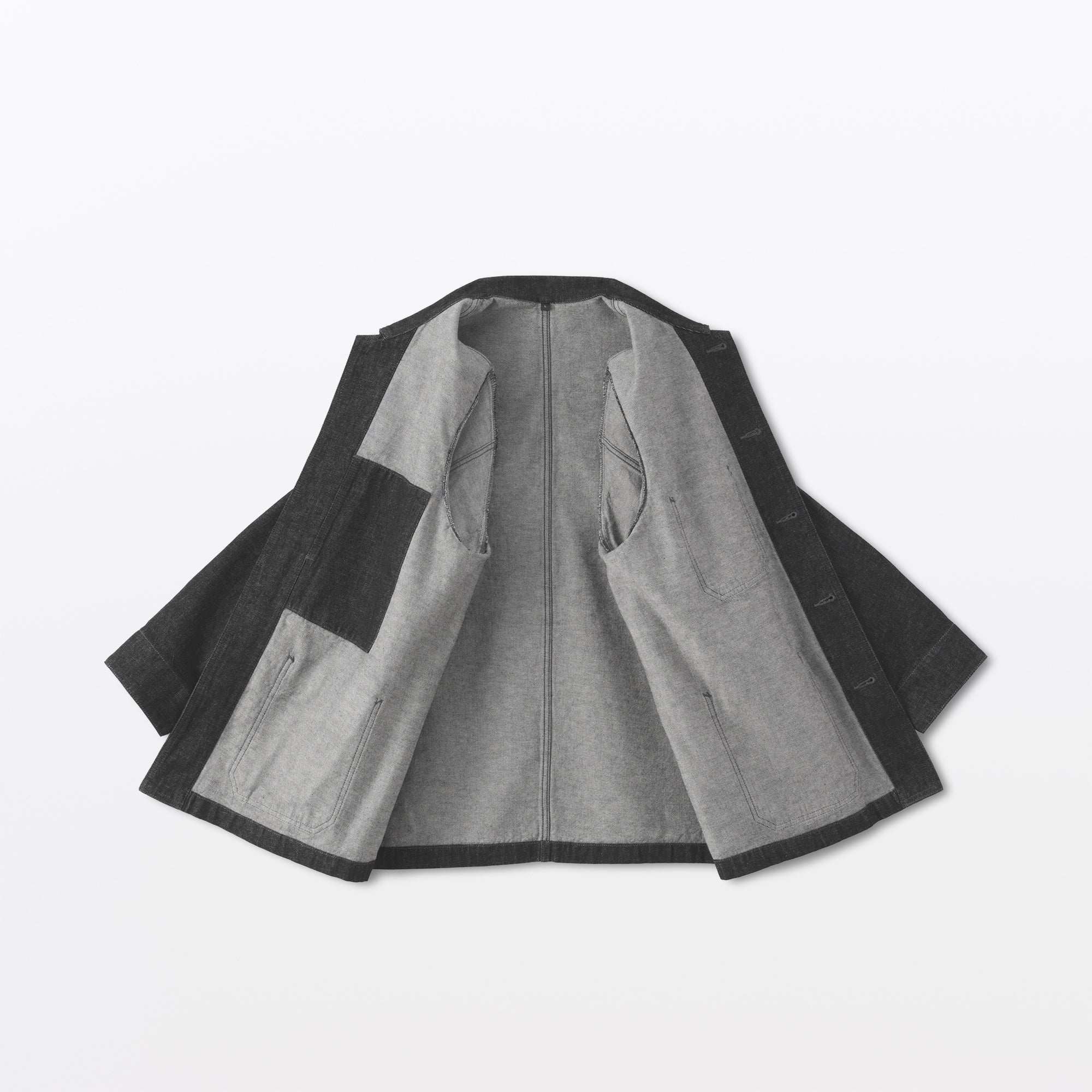 Kapok Blend Denim Coverall Jacket - Image 18