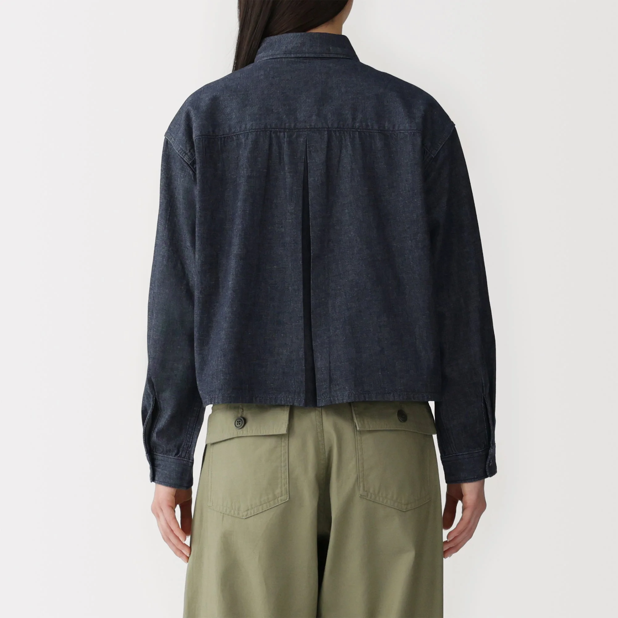 Kapok Blend Denim Shirt - Image 6