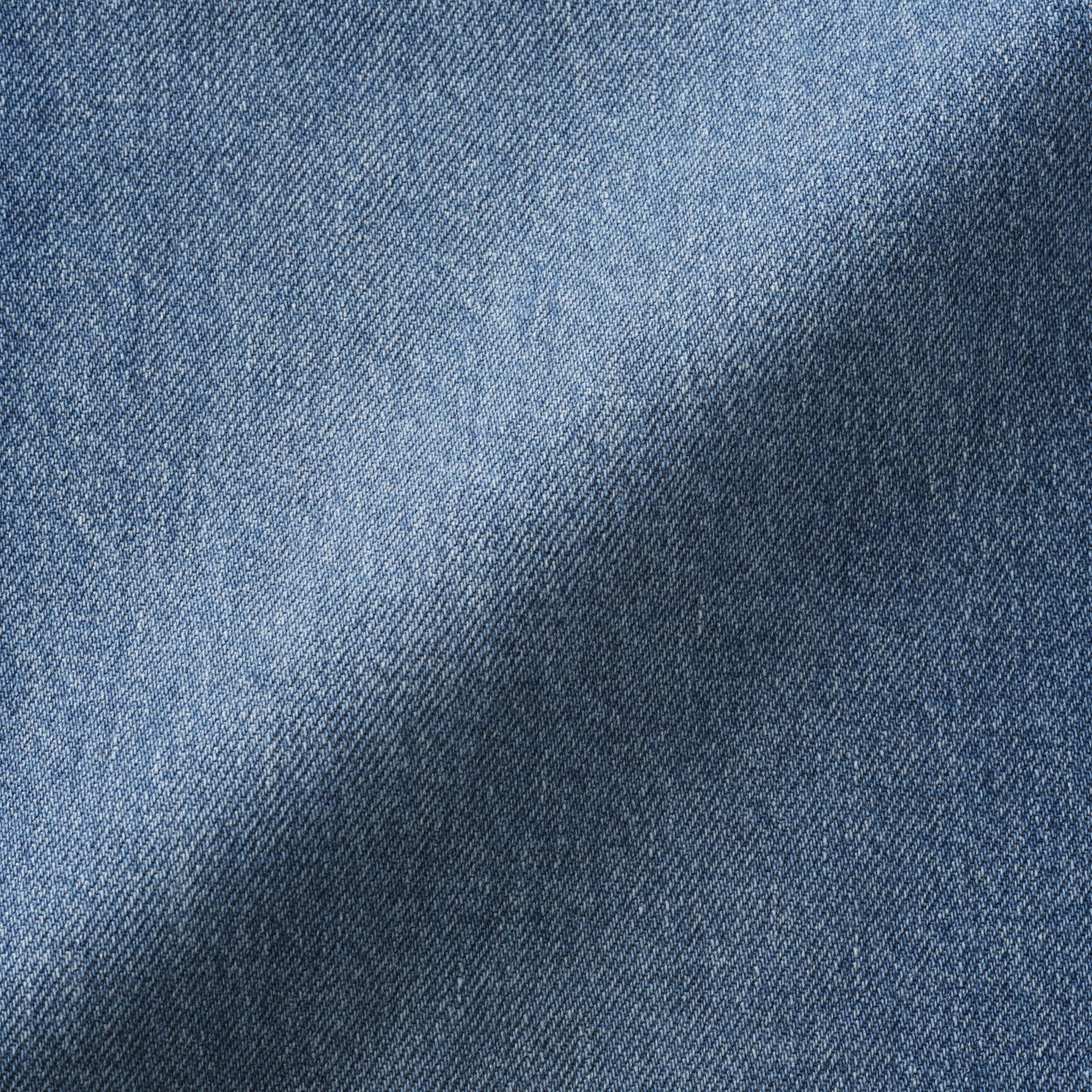 Kapok Blend Denim Wide Pants - Image 10