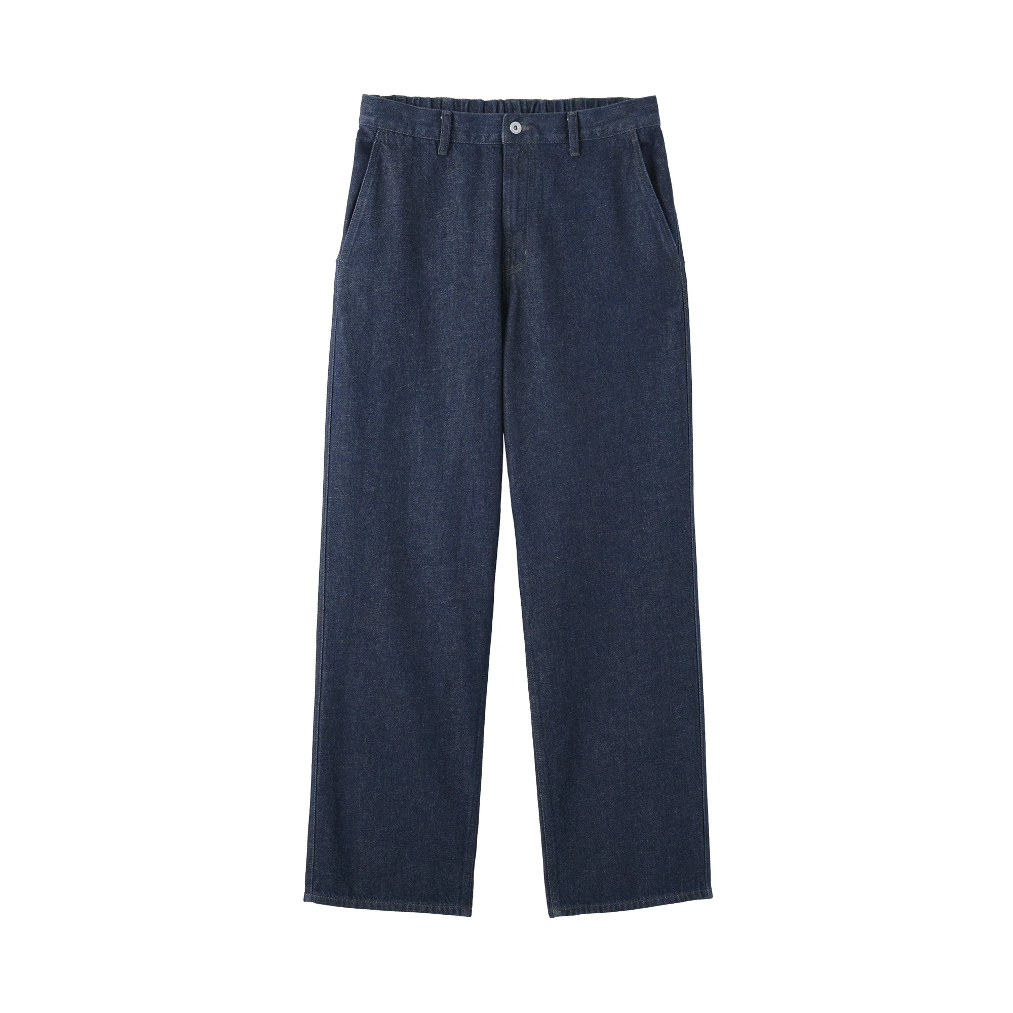 Kapok Blend Denim Wide Pants - Image 11