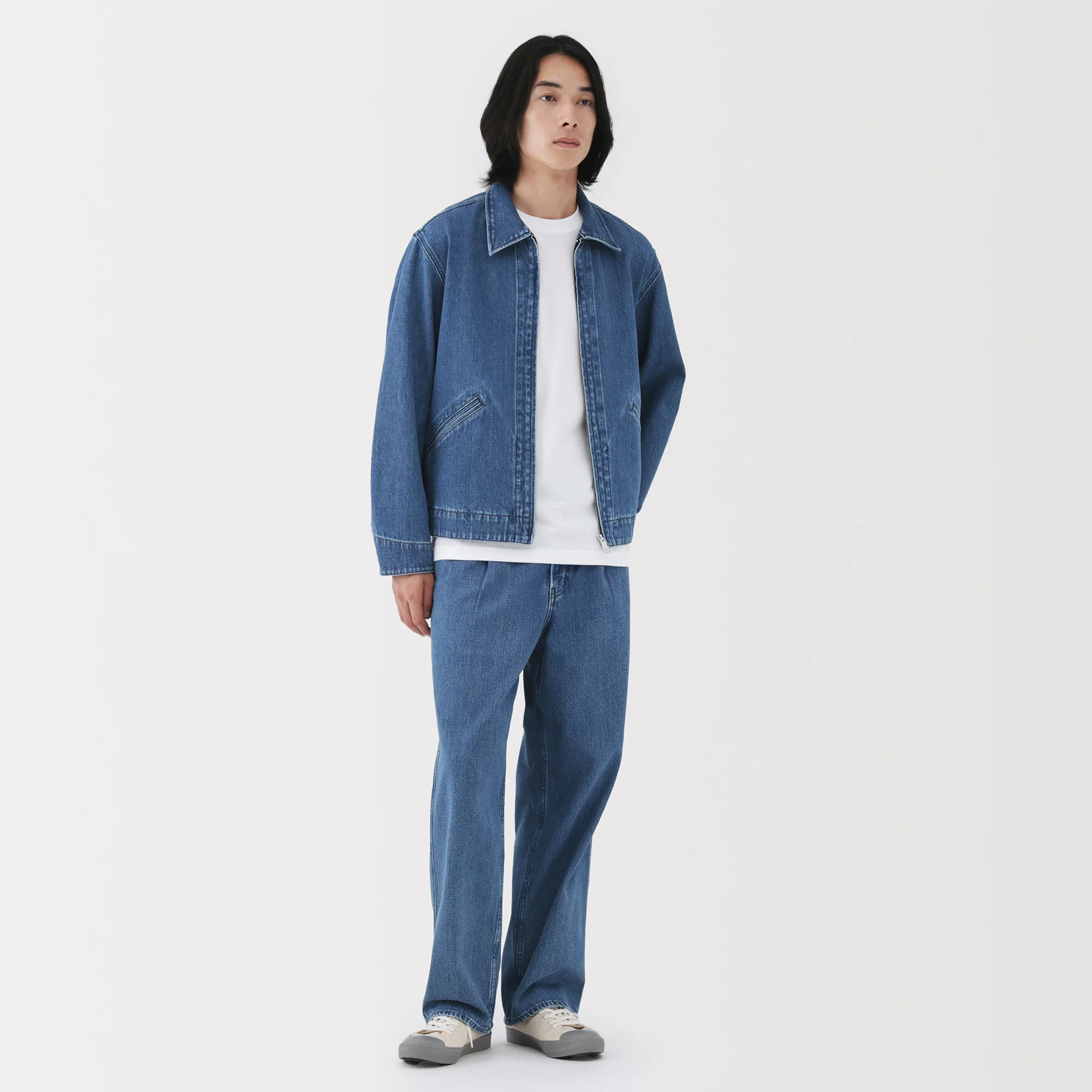 Kapok Blend Denim Work Trousers - Image 13