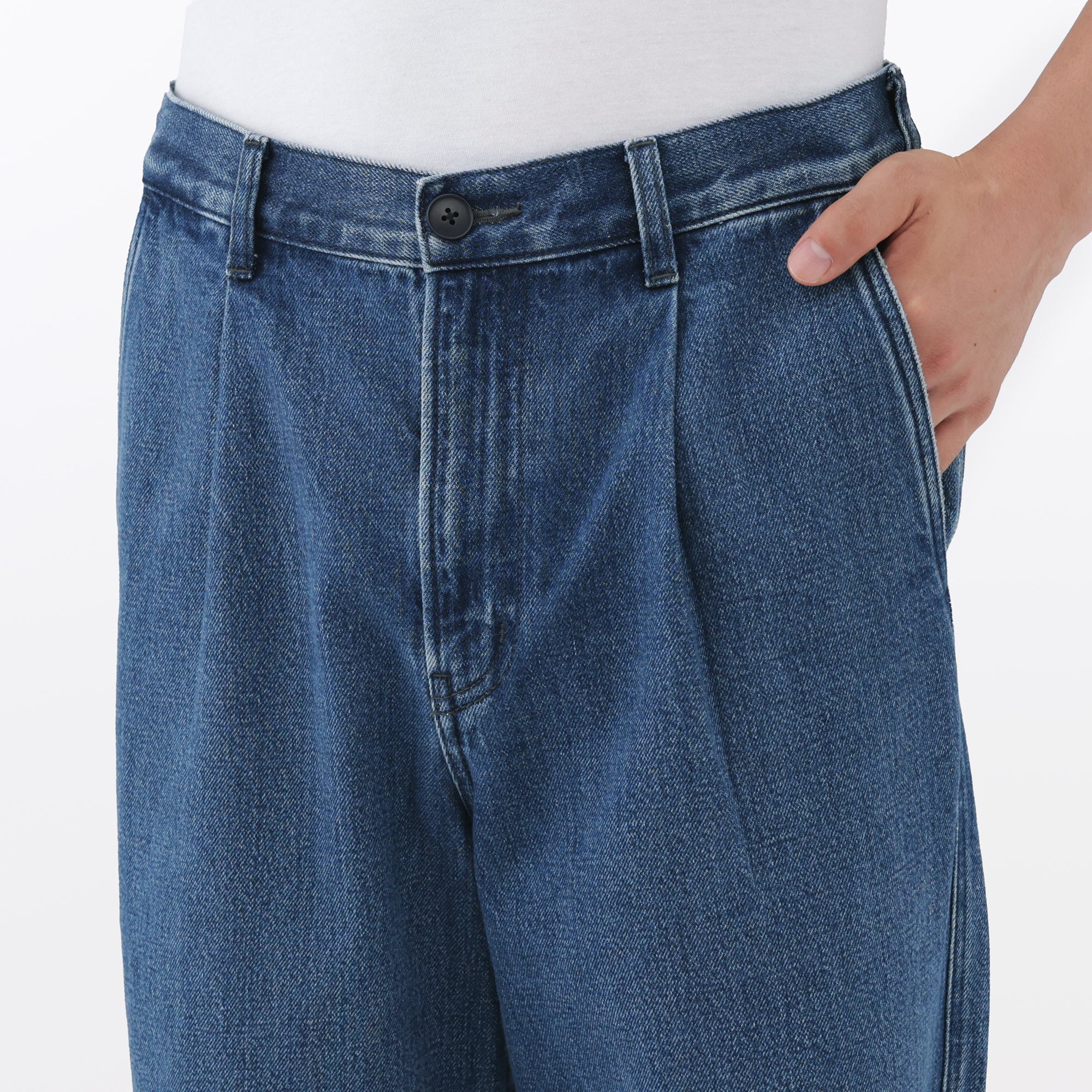 Kapok Blend Denim Work Trousers - Image 7